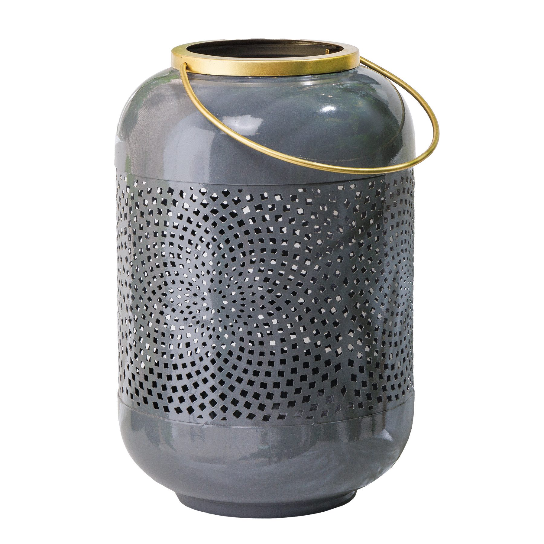 riess-ambiente Windlicht CANDLELIGHT 30cm grau / günstig online kaufen