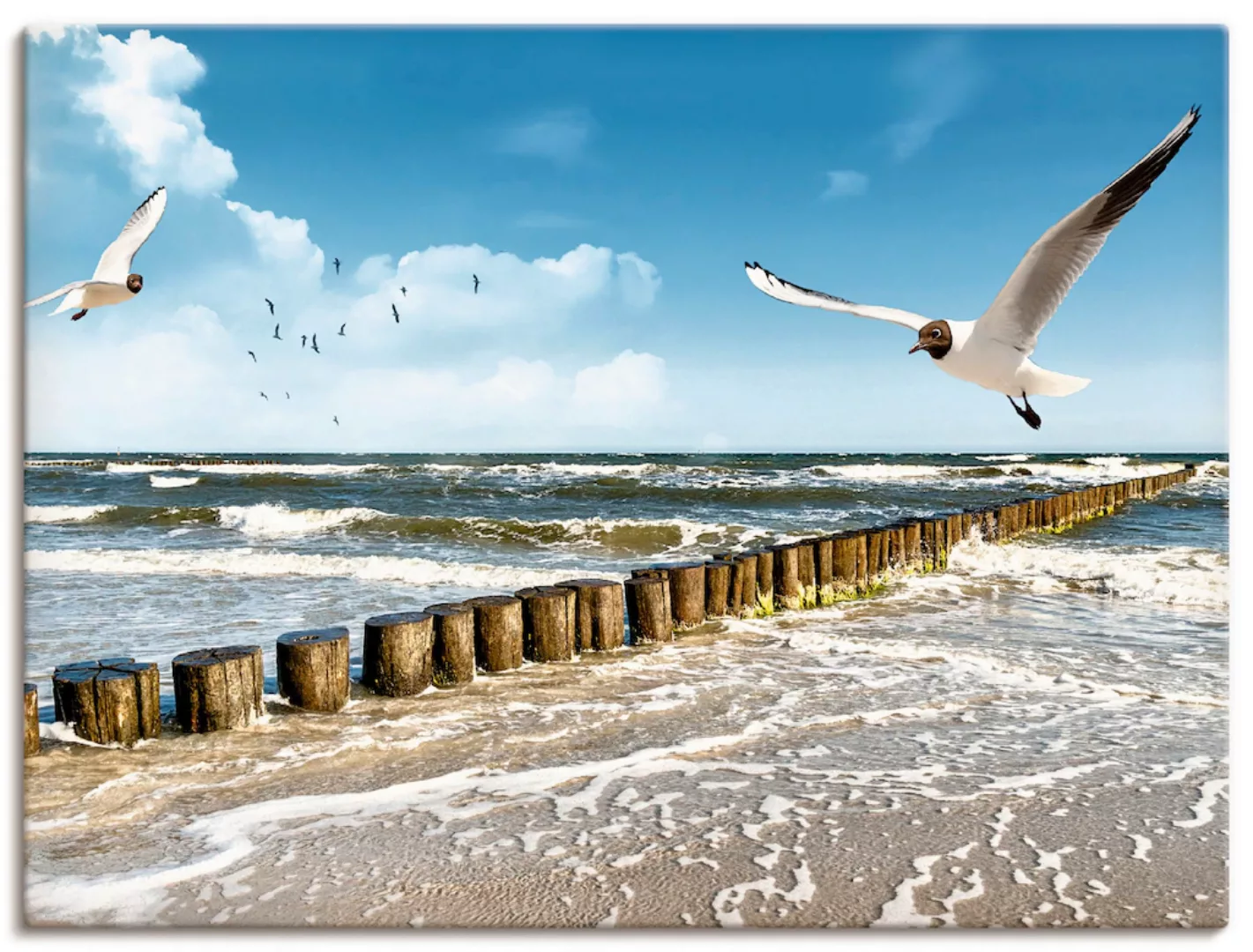 Artland Wandbild "Ostsee", Gewässer, (1 St.), als Leinwandbild, Poster, Wan günstig online kaufen