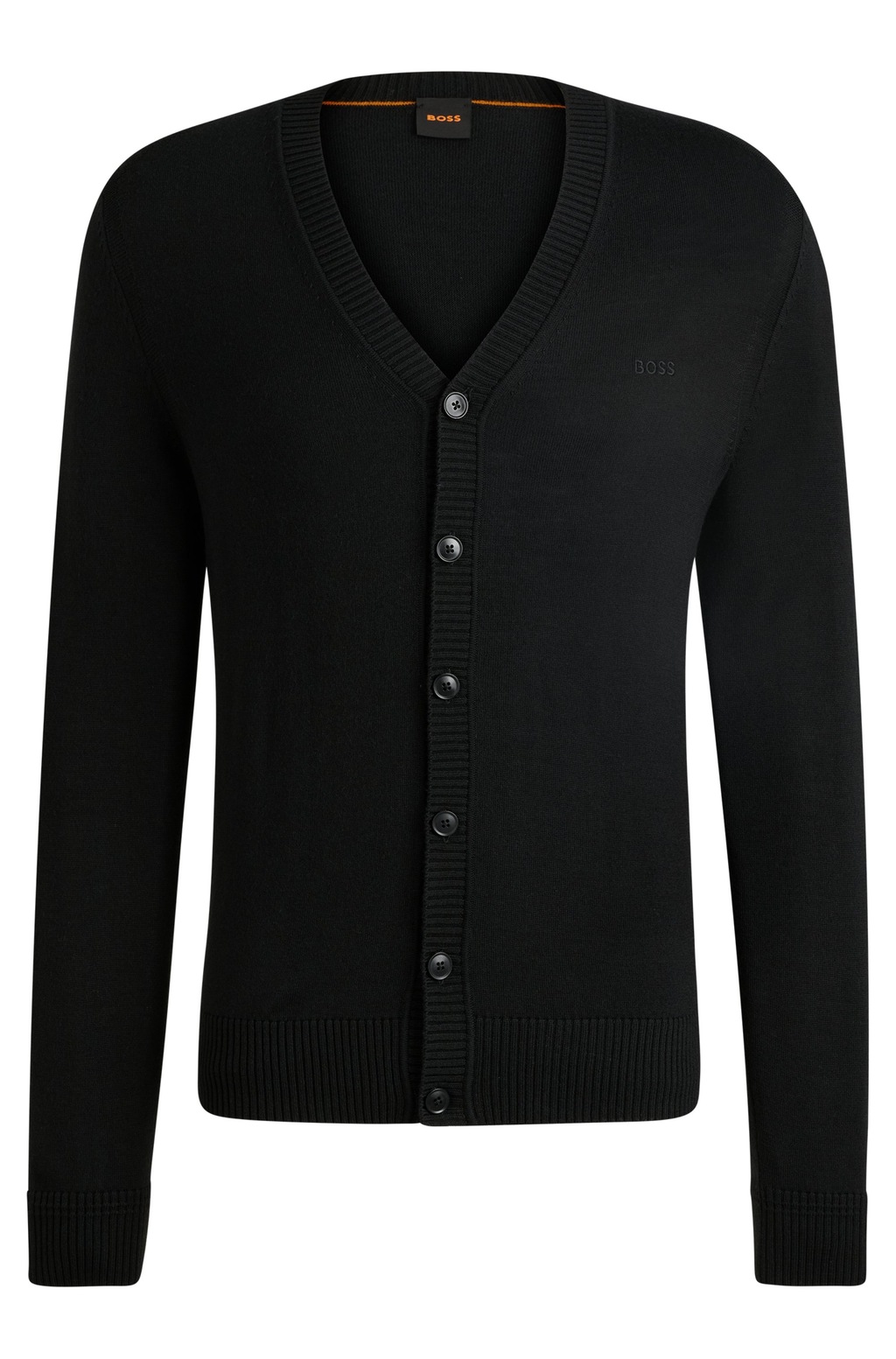 BOSS ORANGE Strickjacke "Avac", mit tiefem V-Ausschnitt günstig online kaufen