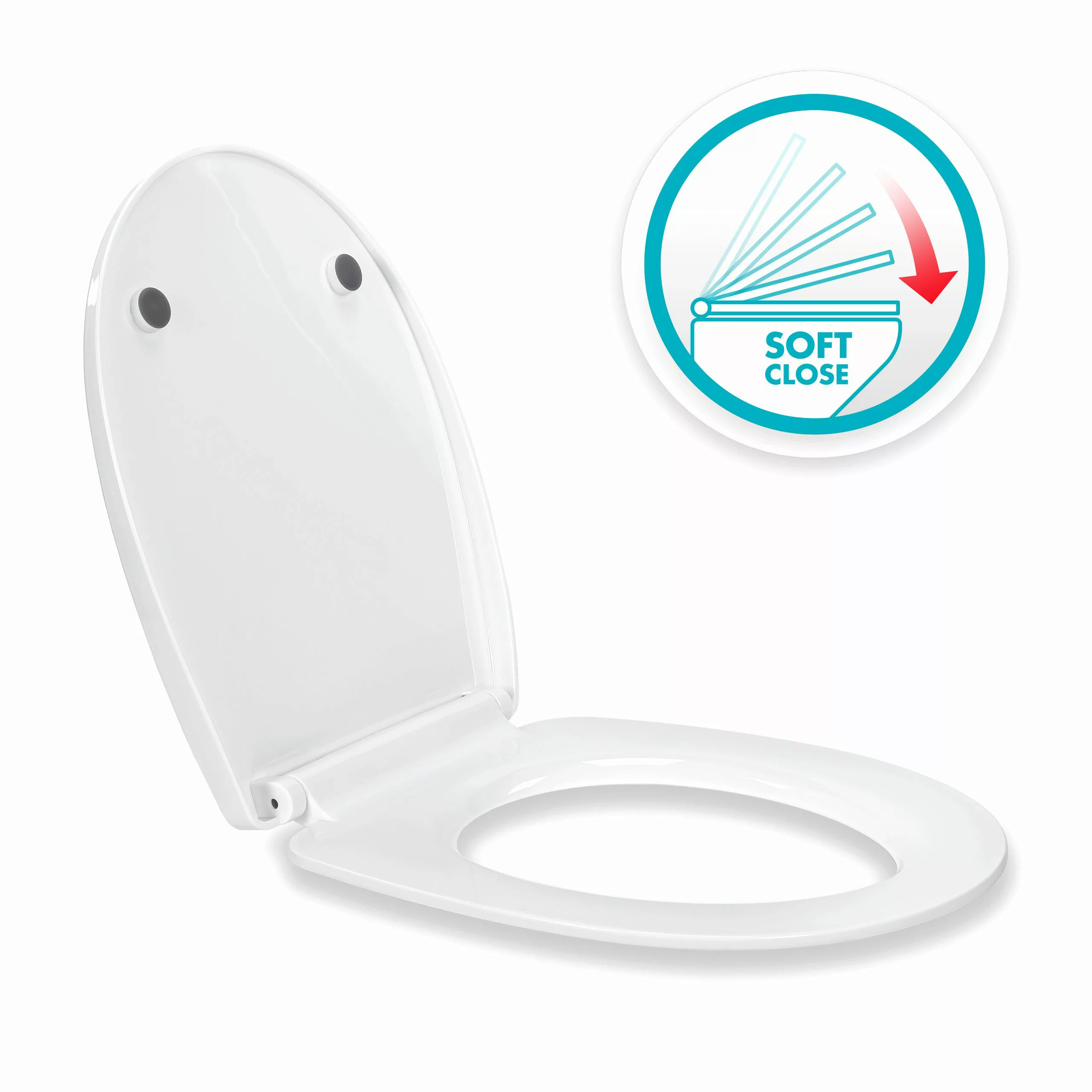 Sitzplatz WC-Sitz Thermoplast WC-Sitz mit Absenkautomatik, günstig online kaufen