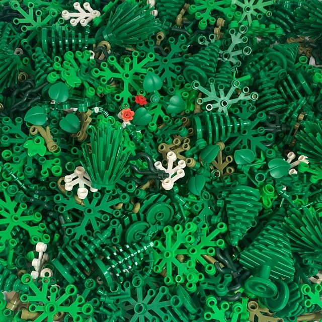 LEGO® Spielbausteine LEGO® Grünzeug Pflanzen Blätter Gemischt NEU! Menge 50 günstig online kaufen