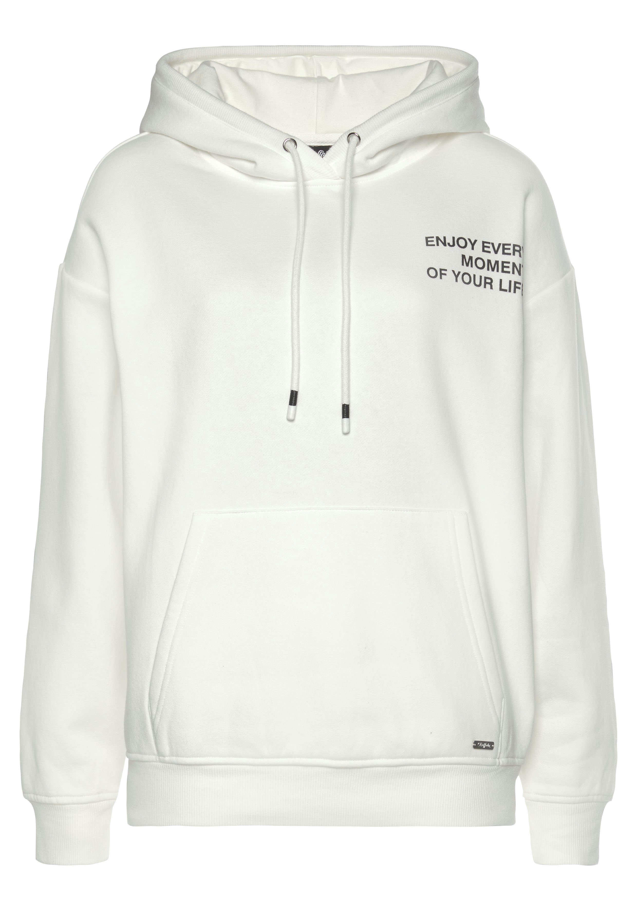 Buffalo Hoodie, mit Statement Druck, Loungeanzug günstig online kaufen