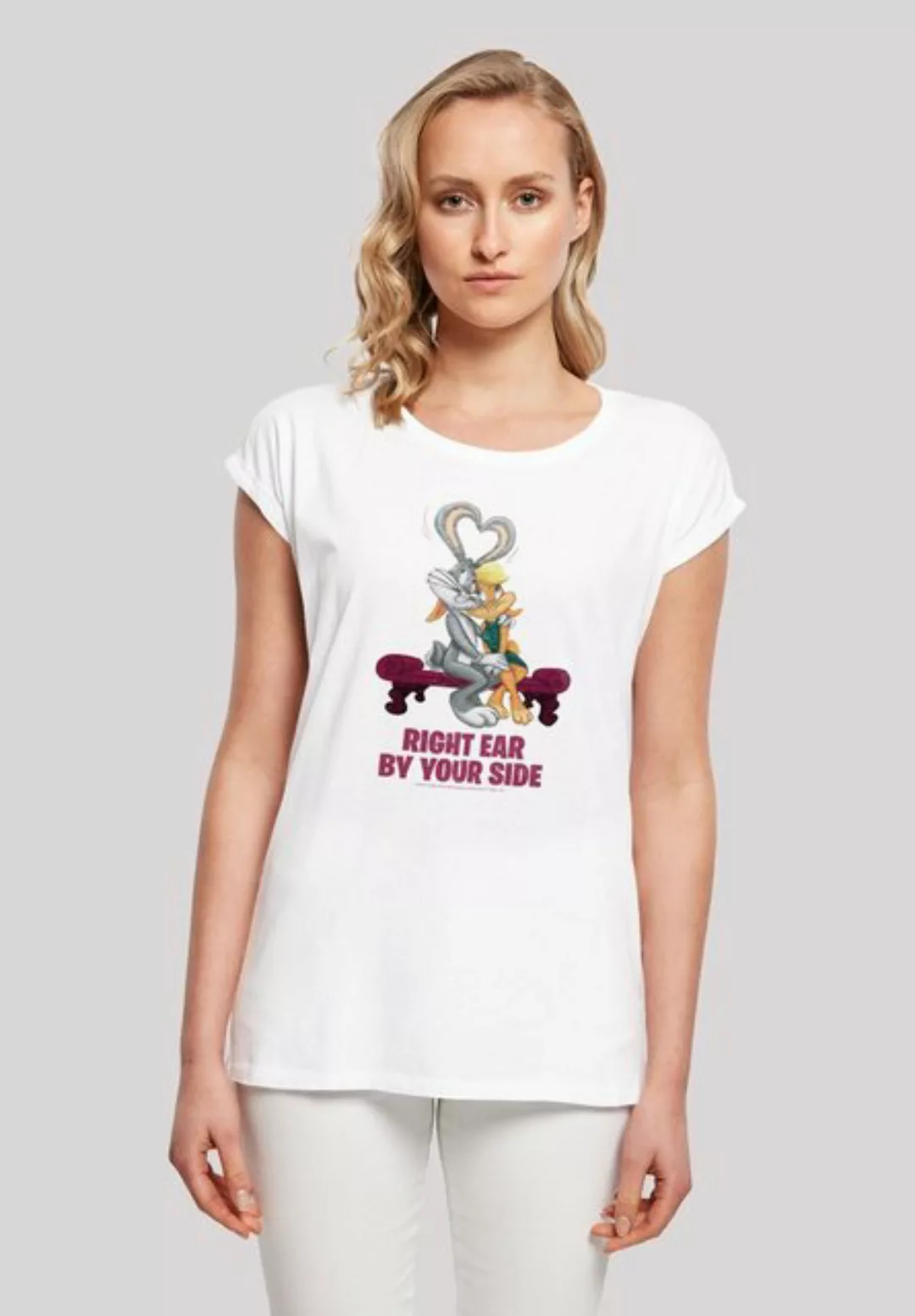 F4NT4STIC T-Shirt Looney Tunes Bugs And Lola Valentine's Cuddle Print günstig online kaufen