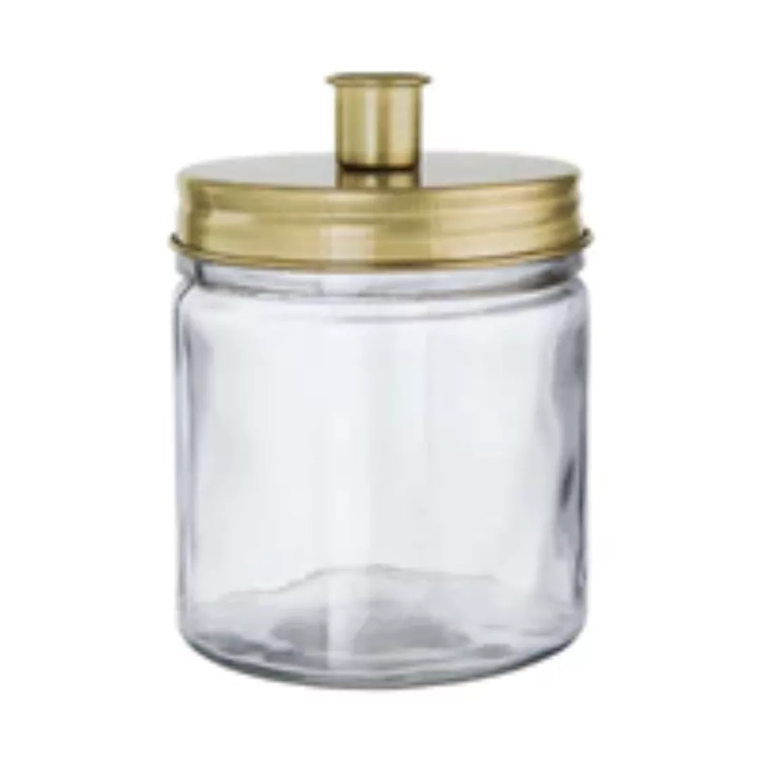 CANDLE JAR Glas mit Kerzenhalter Höhe 15cm günstig online kaufen