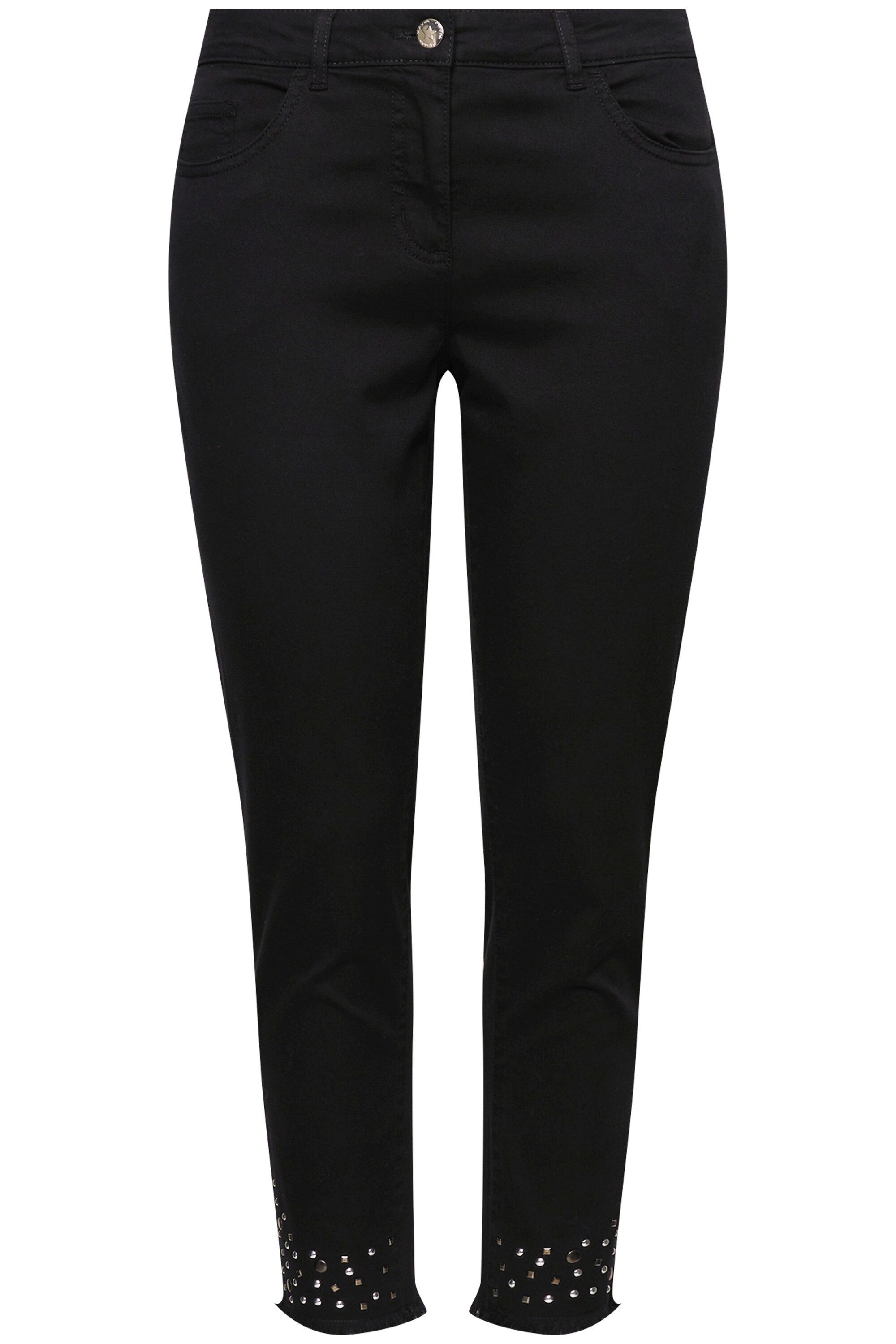 Angel of Style Röhrenjeans 7/8-Twillhose verzierter günstig online kaufen