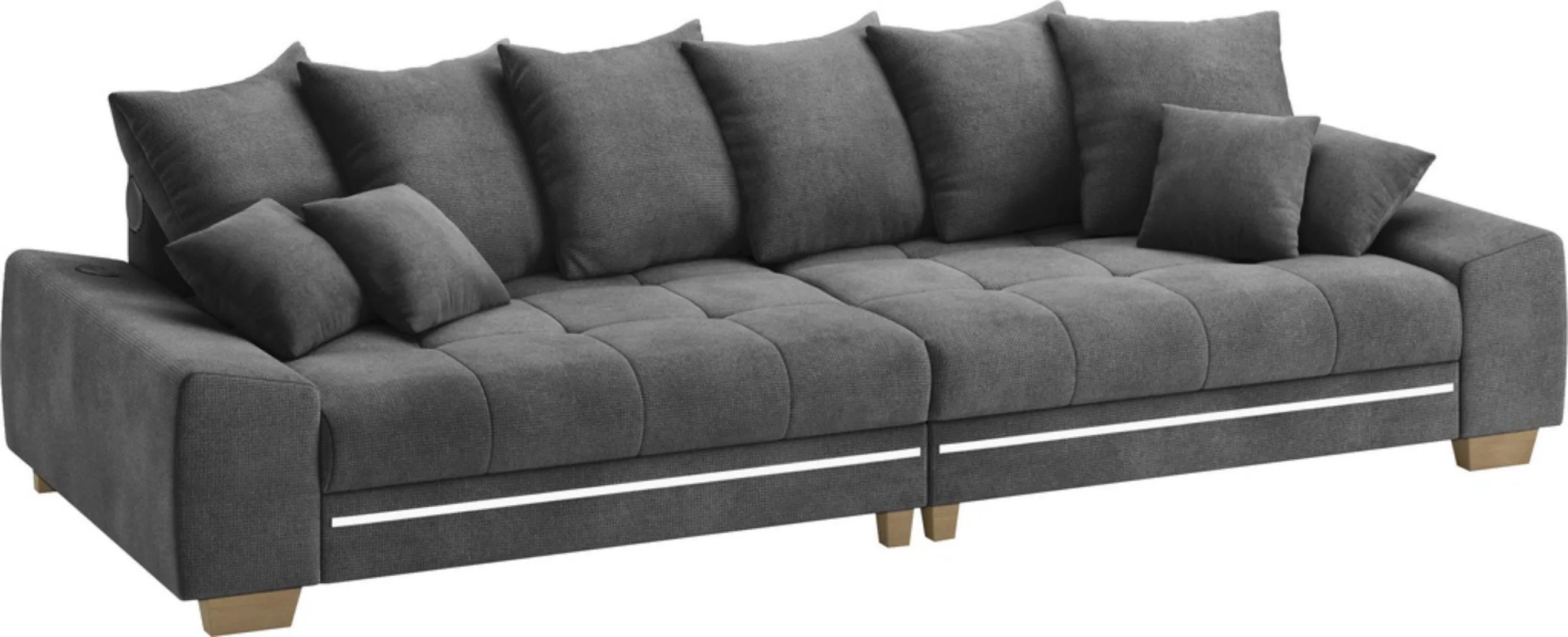 Mr. Couch Big-Sofa "Nikita II", mit RGB-LED, Bluetooth-Soundsystem, Kaltsch günstig online kaufen