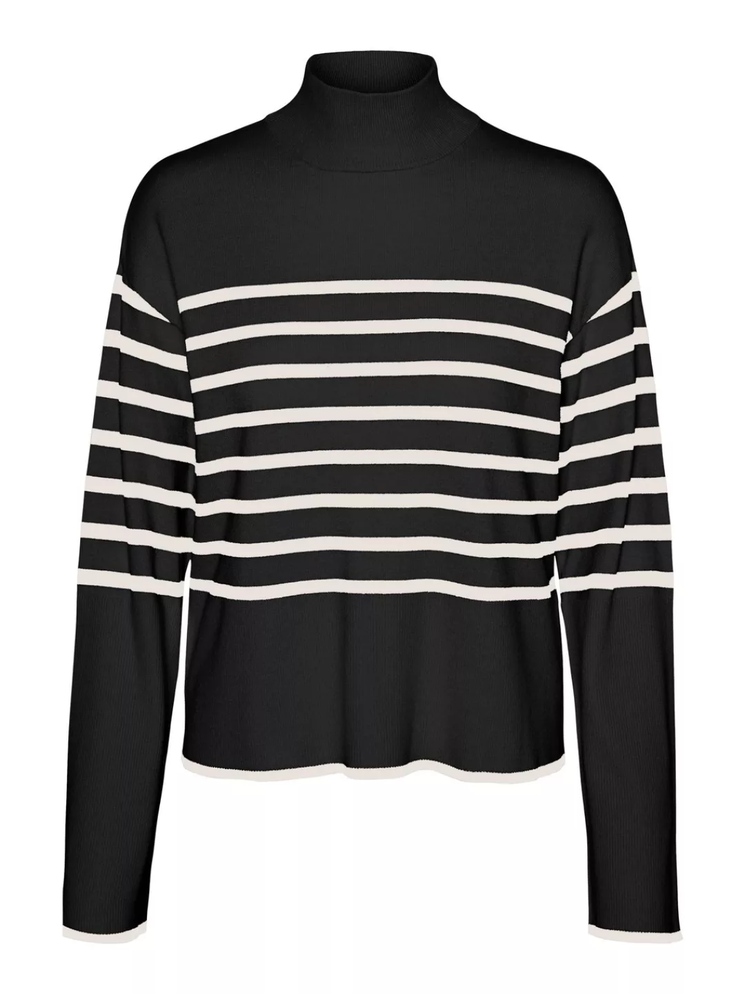 Vero Moda Strickpullover "VMNEWHAPPINESS LS HIGHNK PULLOVER GA BOO" günstig online kaufen