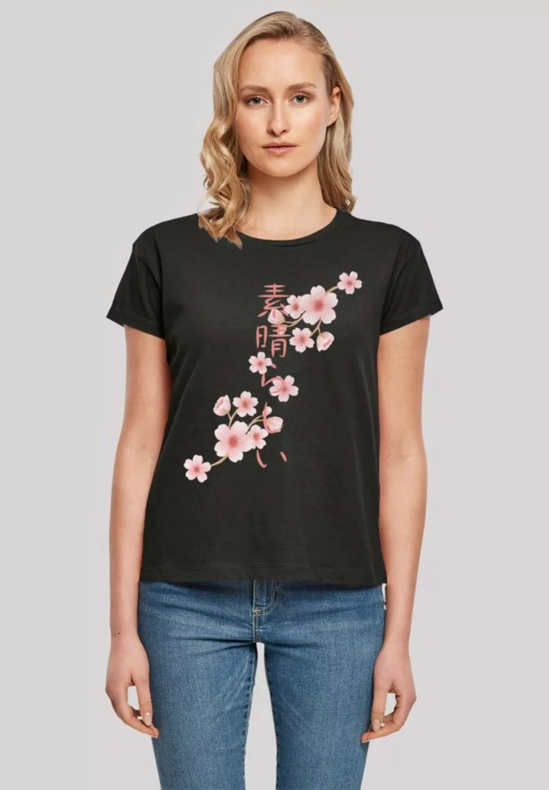 F4NT4STIC T-Shirt Kirschblüten Print günstig online kaufen