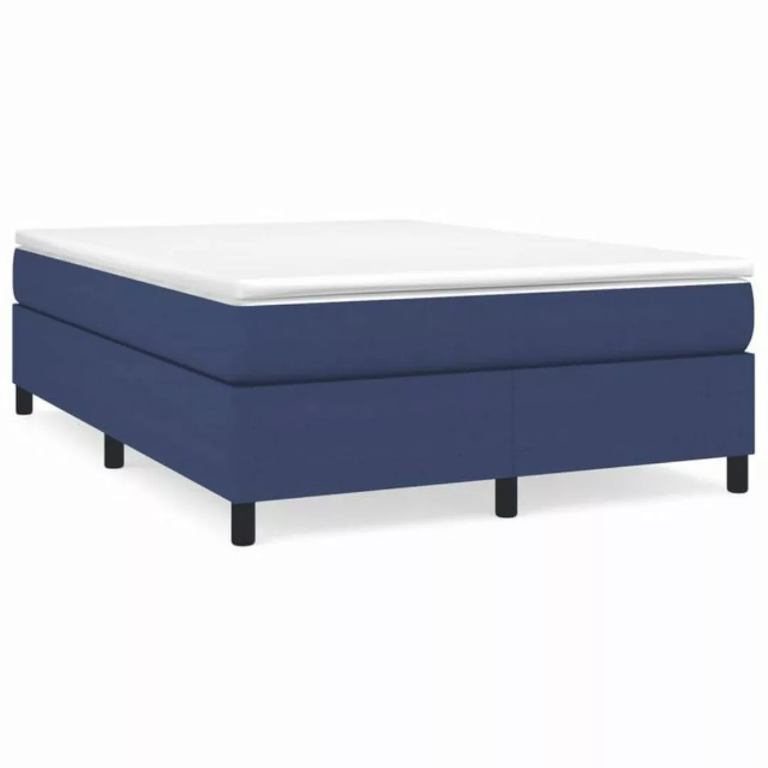 vidaXL Boxspringbett mit Matratze Grau 140x200 cm Kunstleder1380226 günstig online kaufen