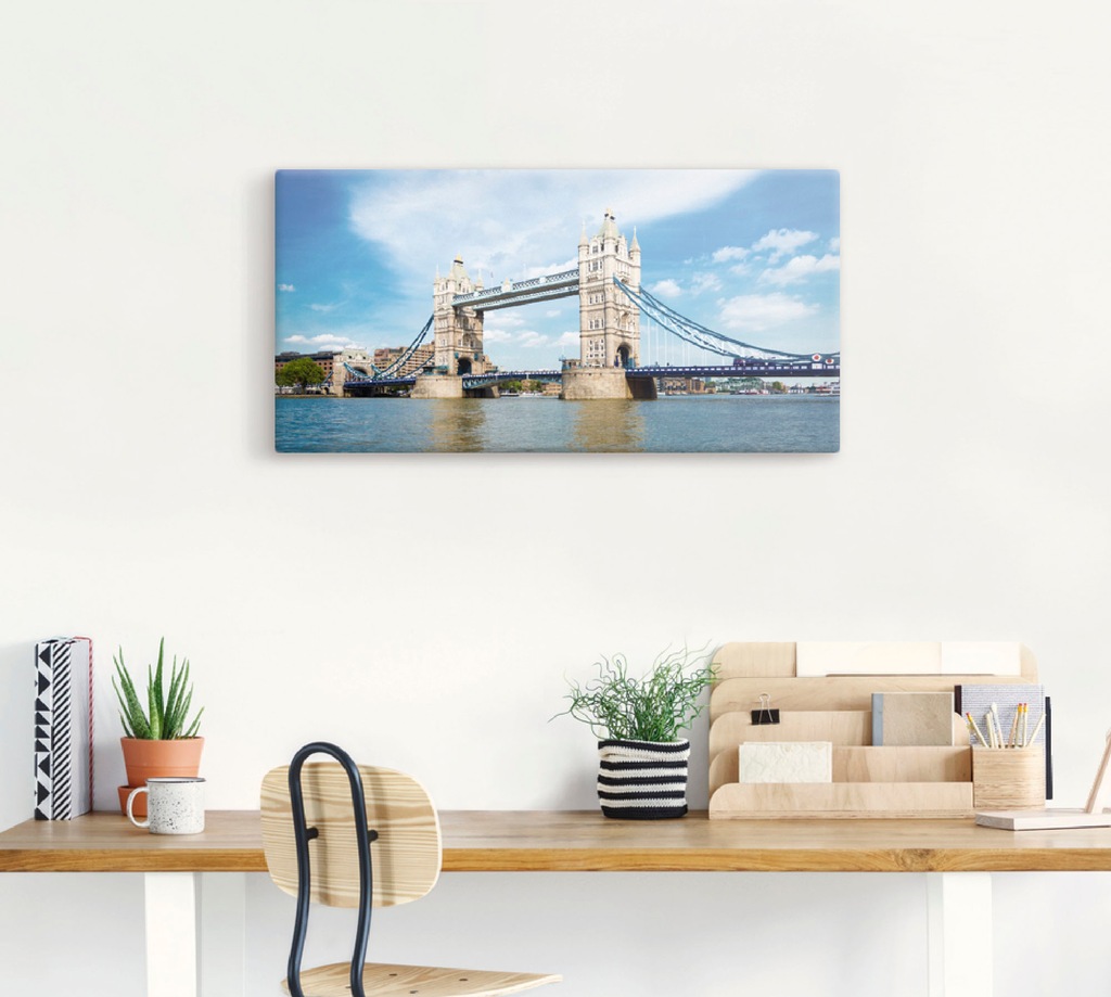 Artland Wandbild "London Tower Bridge", Brücken, (1 St.), als Alubild, Outd günstig online kaufen