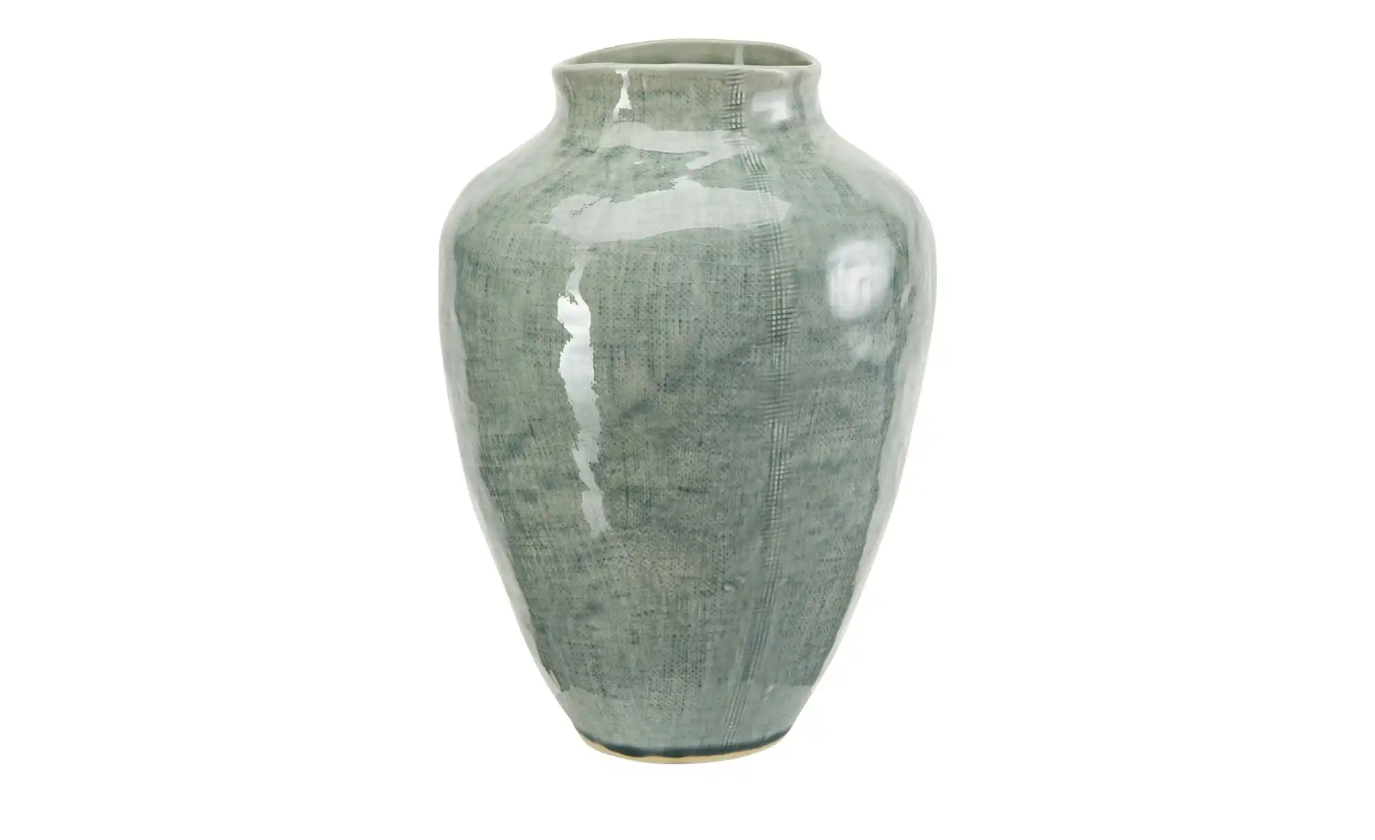 Vase ¦ grün ¦ Steinzeug ¦ Maße (cm): H: 31  Ø: 20.5 Accessoires > Vasen - H günstig online kaufen