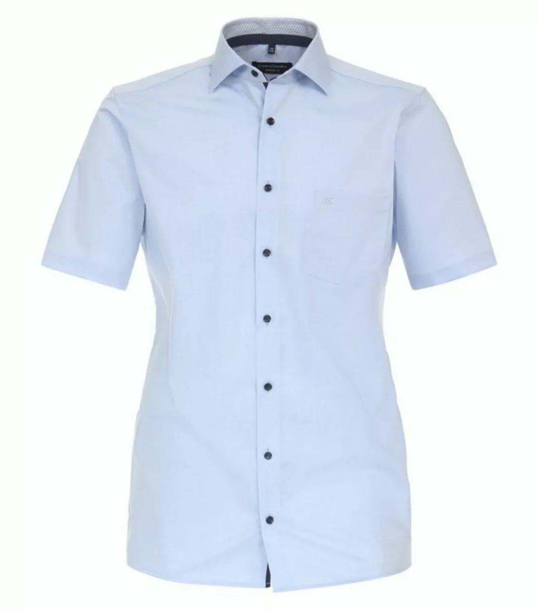 CASAMODA Businesshemd Kurzarmhemd - Modern Fit - Blau günstig online kaufen