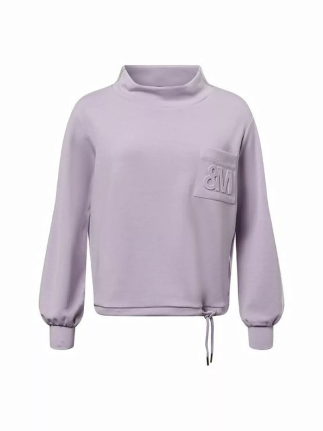 Monari Sweatshirt, mit Fellimitat Applikation günstig online kaufen