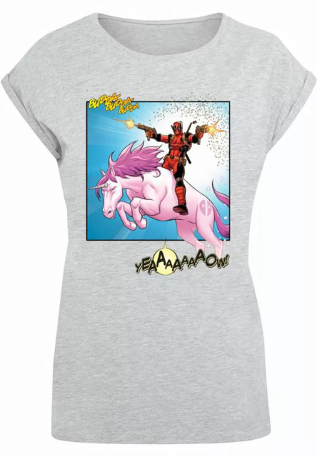 ABSOLUTE CULT T-Shirt ABSOLUTE CULT Damen Ladies Deadpool - Unicorn Battle günstig online kaufen