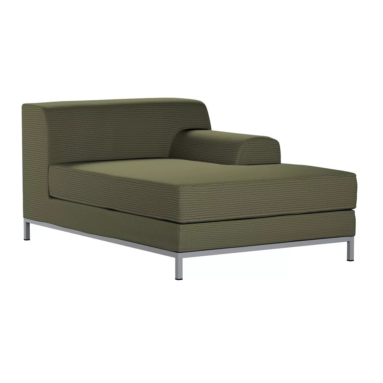 Bezug für Kramfors Sofa Recamiere rechts, olivgrün, Bezug für Recamiere rec günstig online kaufen