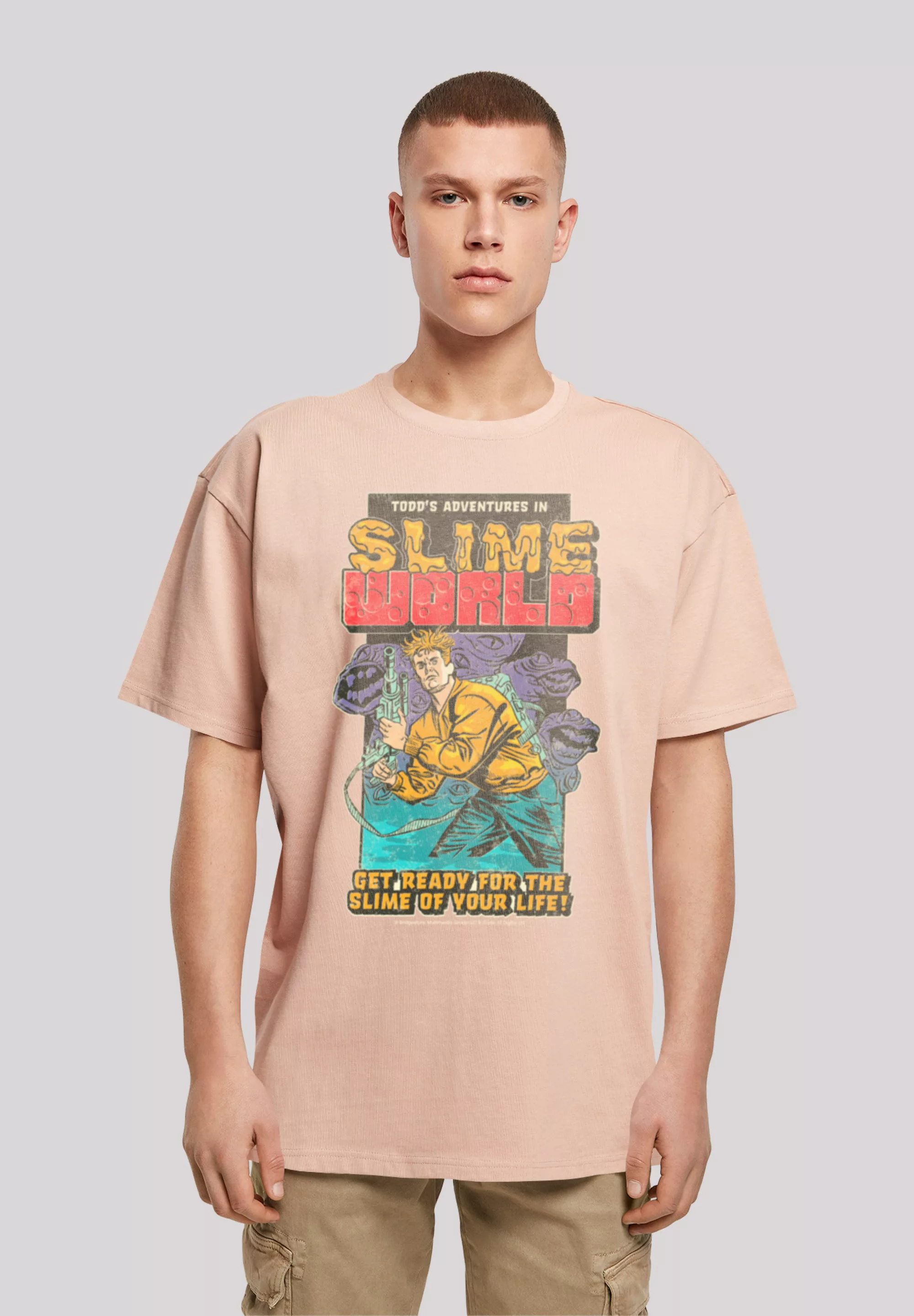 F4NT4STIC T-Shirt "Retro Gaming Todds Adventures In SlimeWorld", Print günstig online kaufen