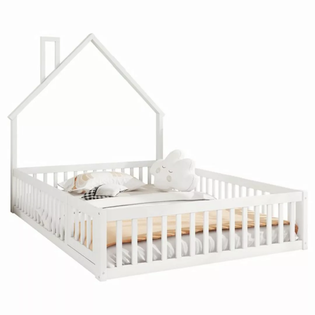 OKWISH Kinderbett Minimalistisches Hausbett für Kinder, Jugendbett Gästebet günstig online kaufen