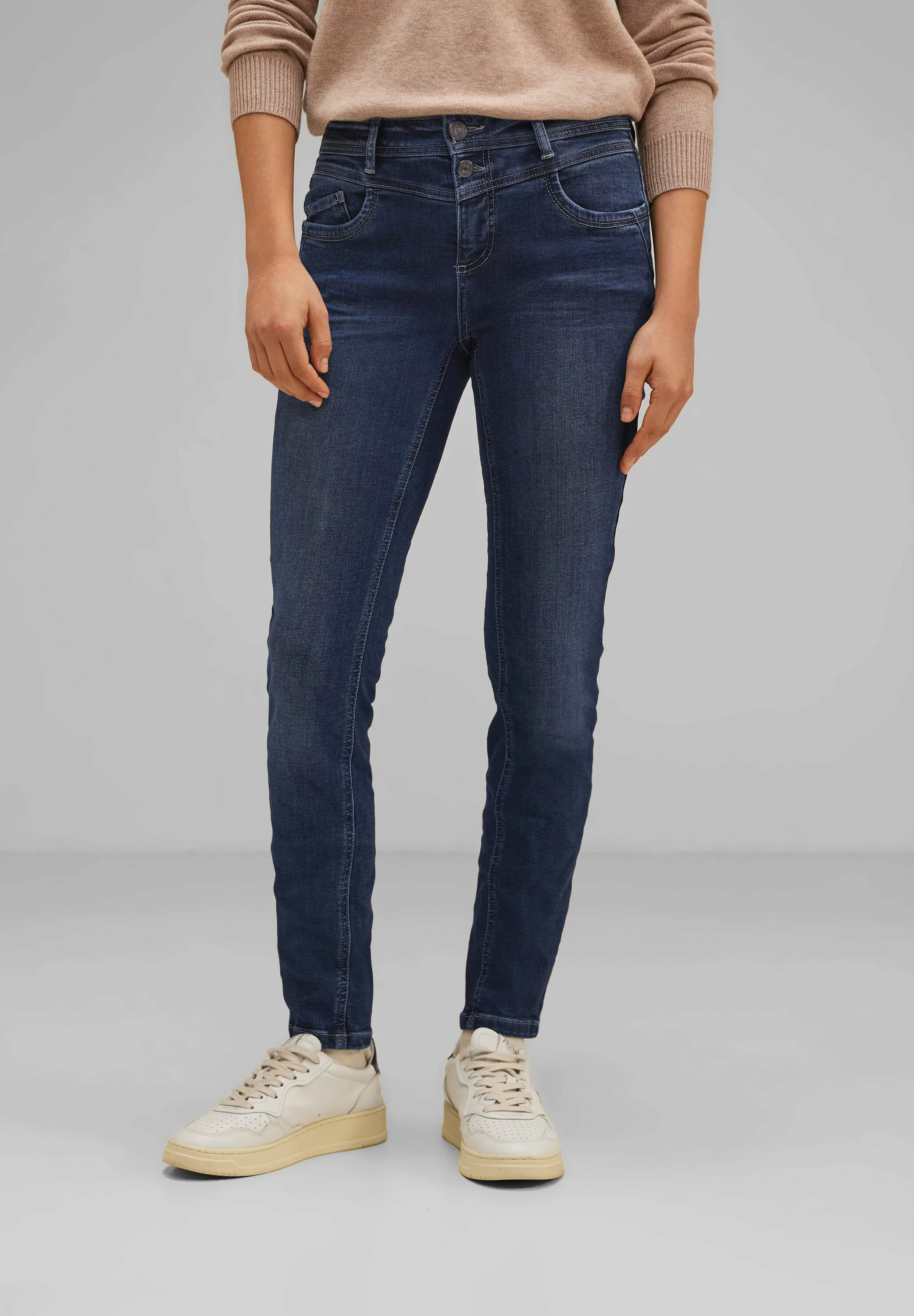 STREET ONE Slim-fit-Jeans, softer Materialmix günstig online kaufen