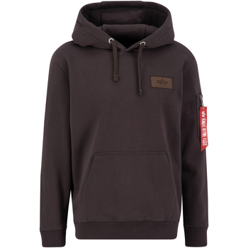 Alpha Industries  Sweatshirt Backprint Hoodie  - hunter brown günstig online kaufen