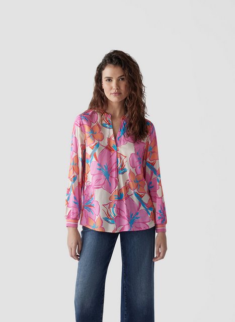 LeComte Klassische Bluse LeComte Farbenfrohe Bluse mit floralem Print günstig online kaufen