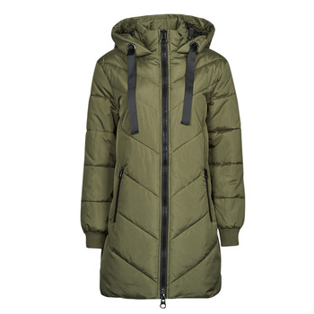 ONLY Longline Wattierte Jacke Damen Grün günstig online kaufen