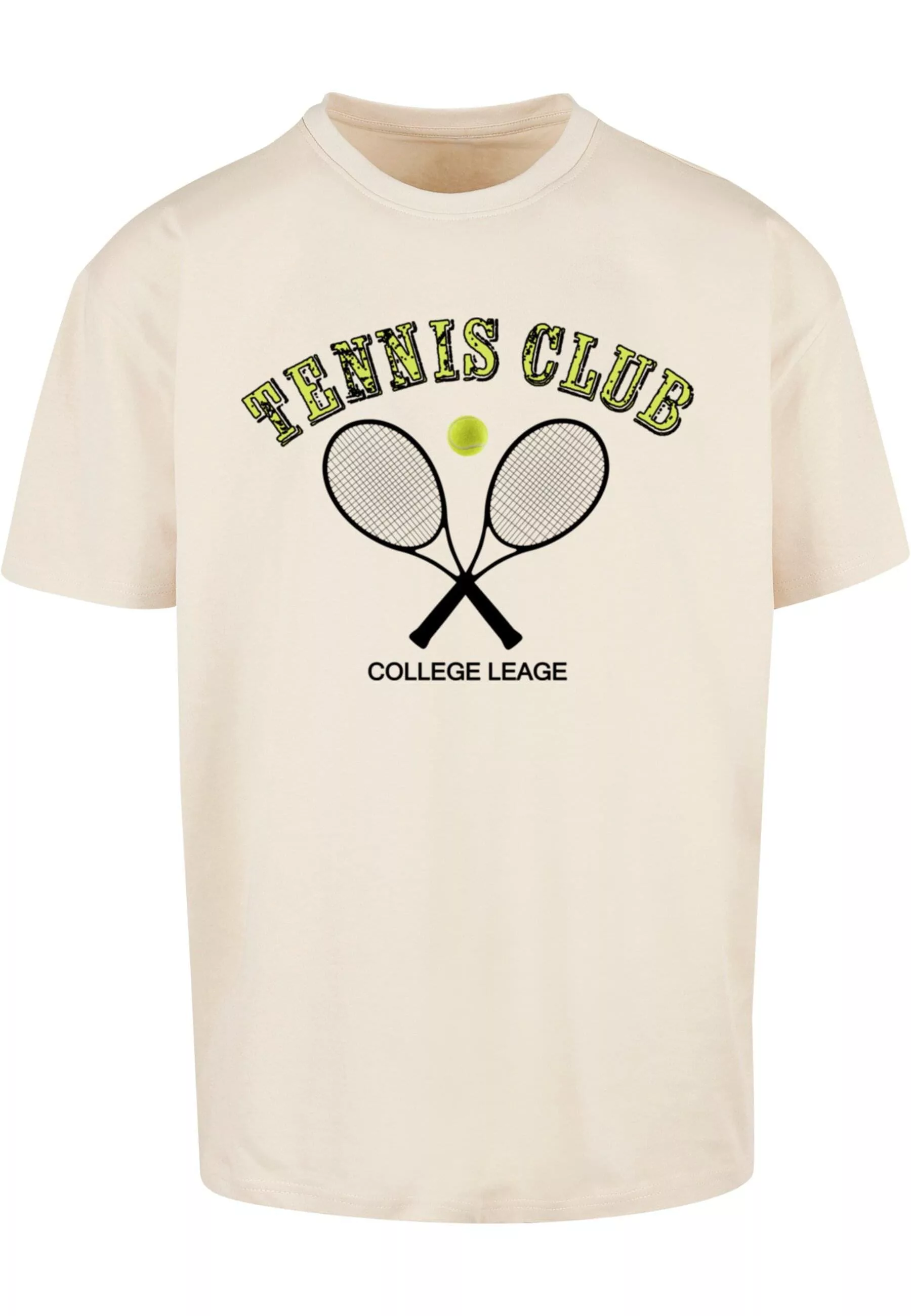 Merchcode T-Shirt "Merchcode Herren Tennis Club Heavy Oversized Tee" günstig online kaufen