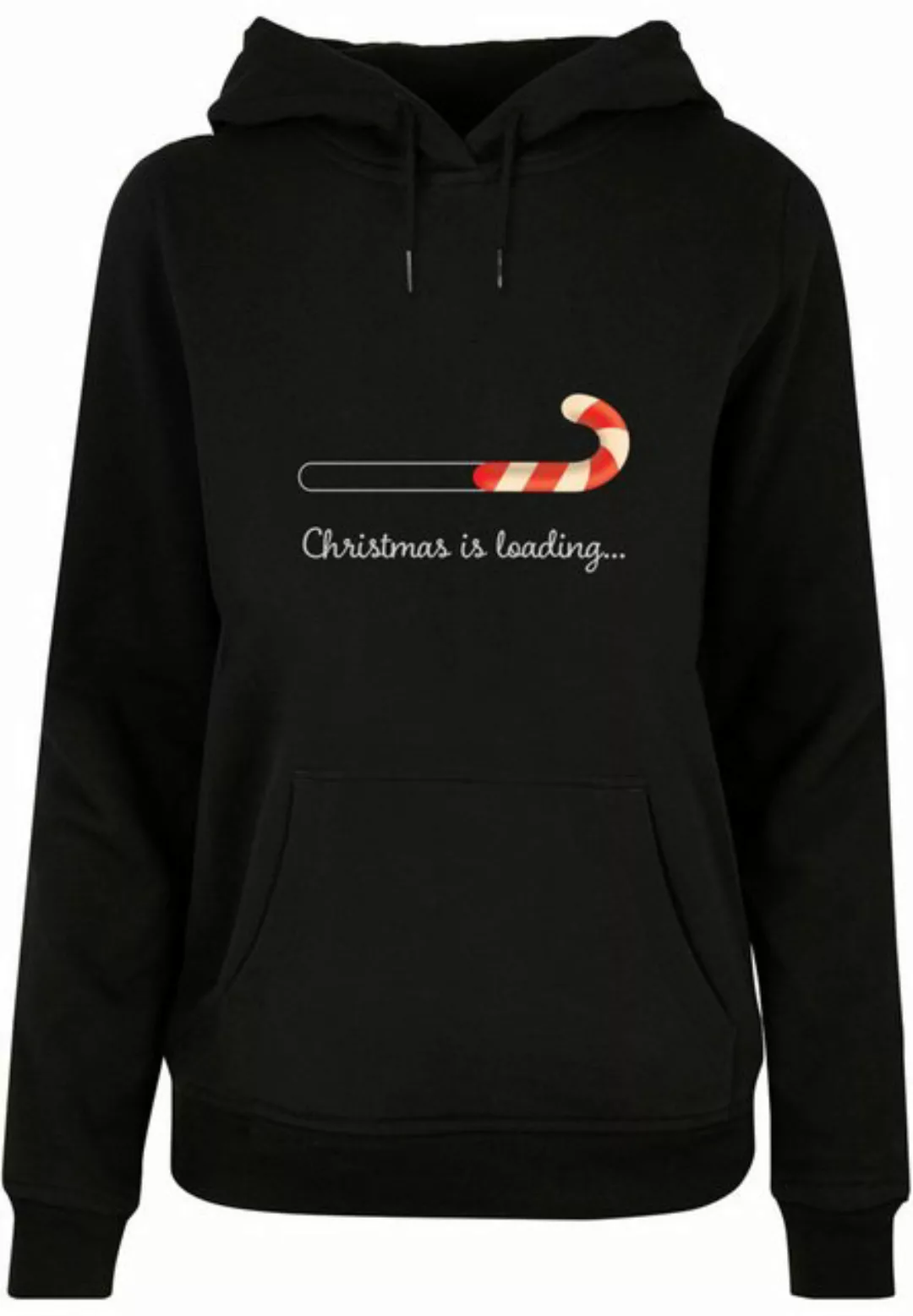 Merchcode Kapuzenpullover Merchcode Damen Ladies Christmas Loading Basic Ho günstig online kaufen