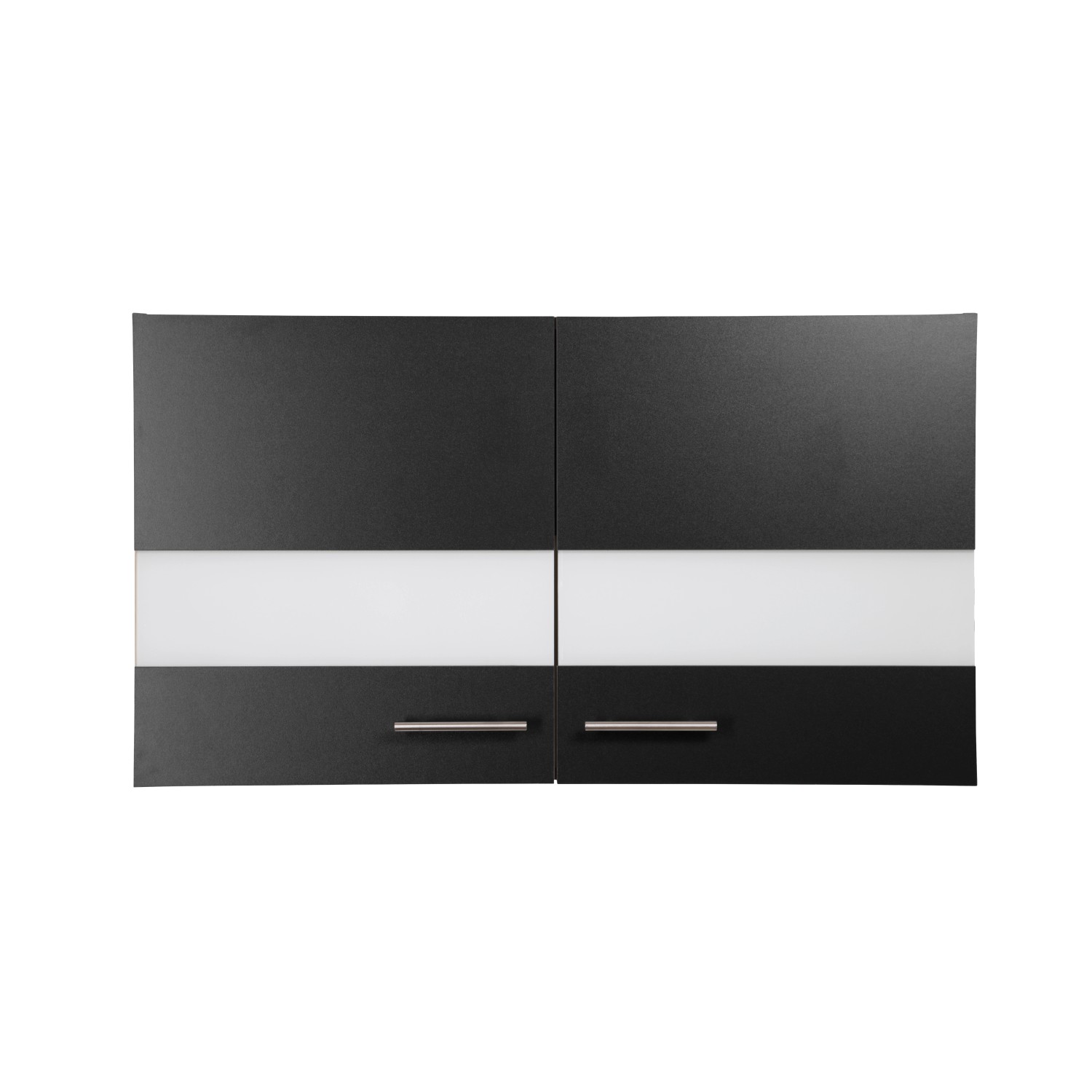 Respekta Oberschrank Merle 100 cm Schwarz günstig online kaufen