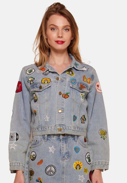 Tooche Jeansjacke Trendy Moderne, trendige Jeansjacke günstig online kaufen