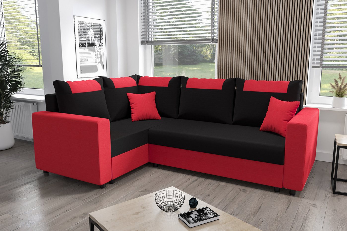 ALTDECOR Ecksofa STARI-PLUS, Couch mit Schlaffunktion, Wohnzimmer - Wohnlan günstig online kaufen