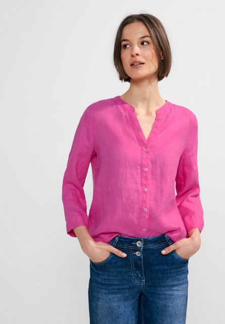 Cecil Klassische Bluse LINEN_Solid Color Blouse günstig online kaufen