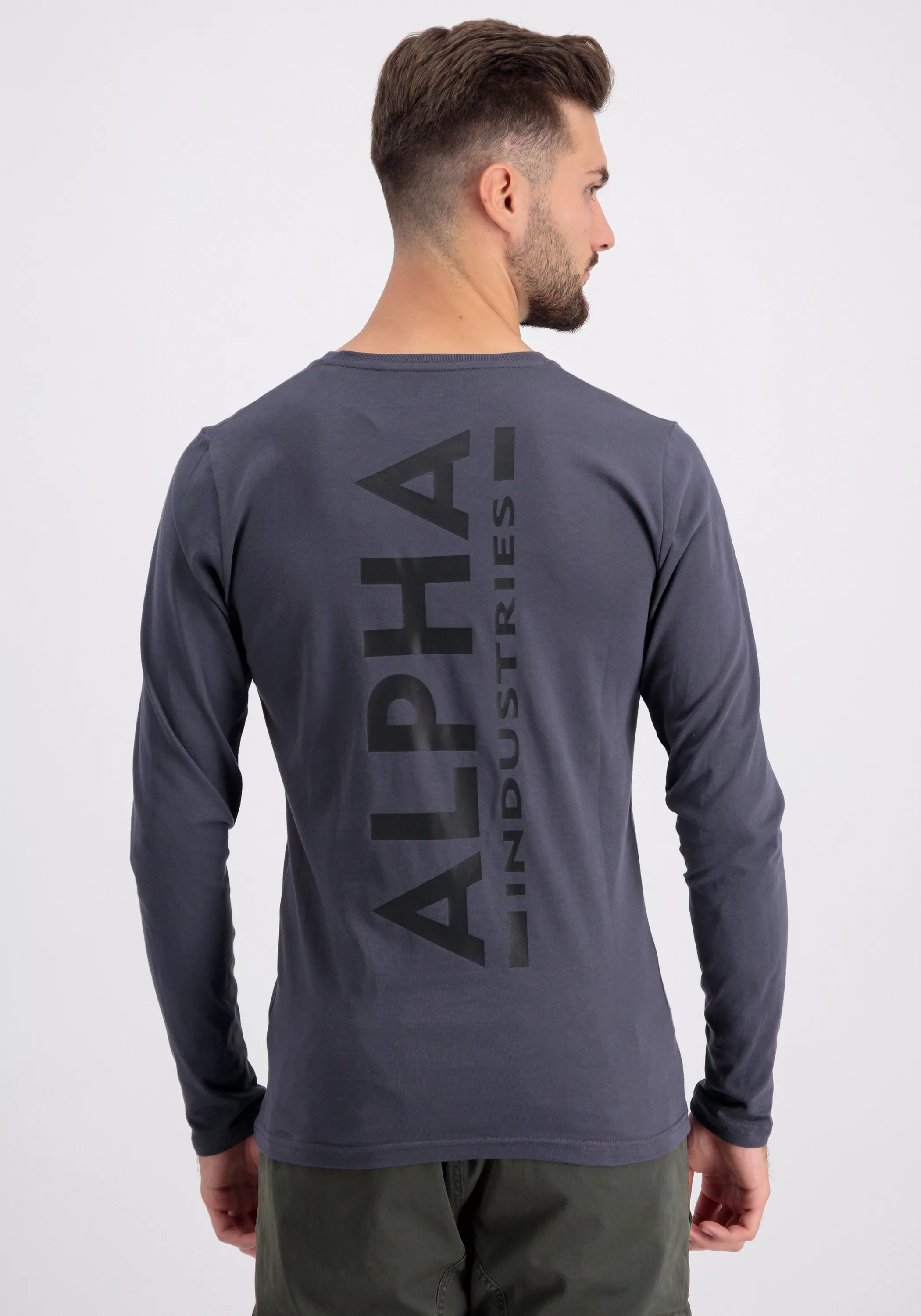 Alpha Industries Longsleeve "Back Print Heavy LS" günstig online kaufen