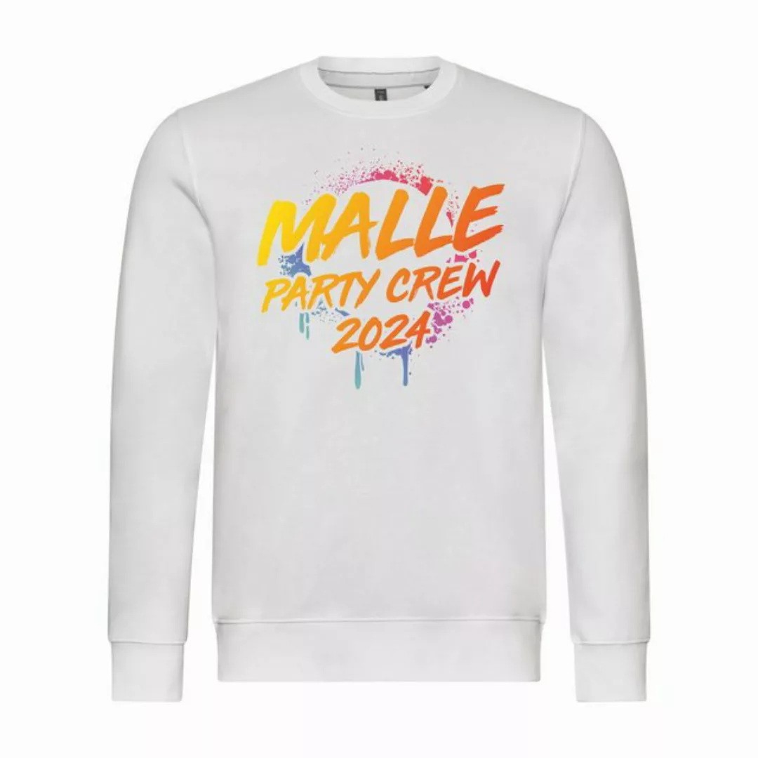 deinshirt Rundhalspullover Herren Sweatshirt Malle Party Crew 2024 Mit Prin günstig online kaufen