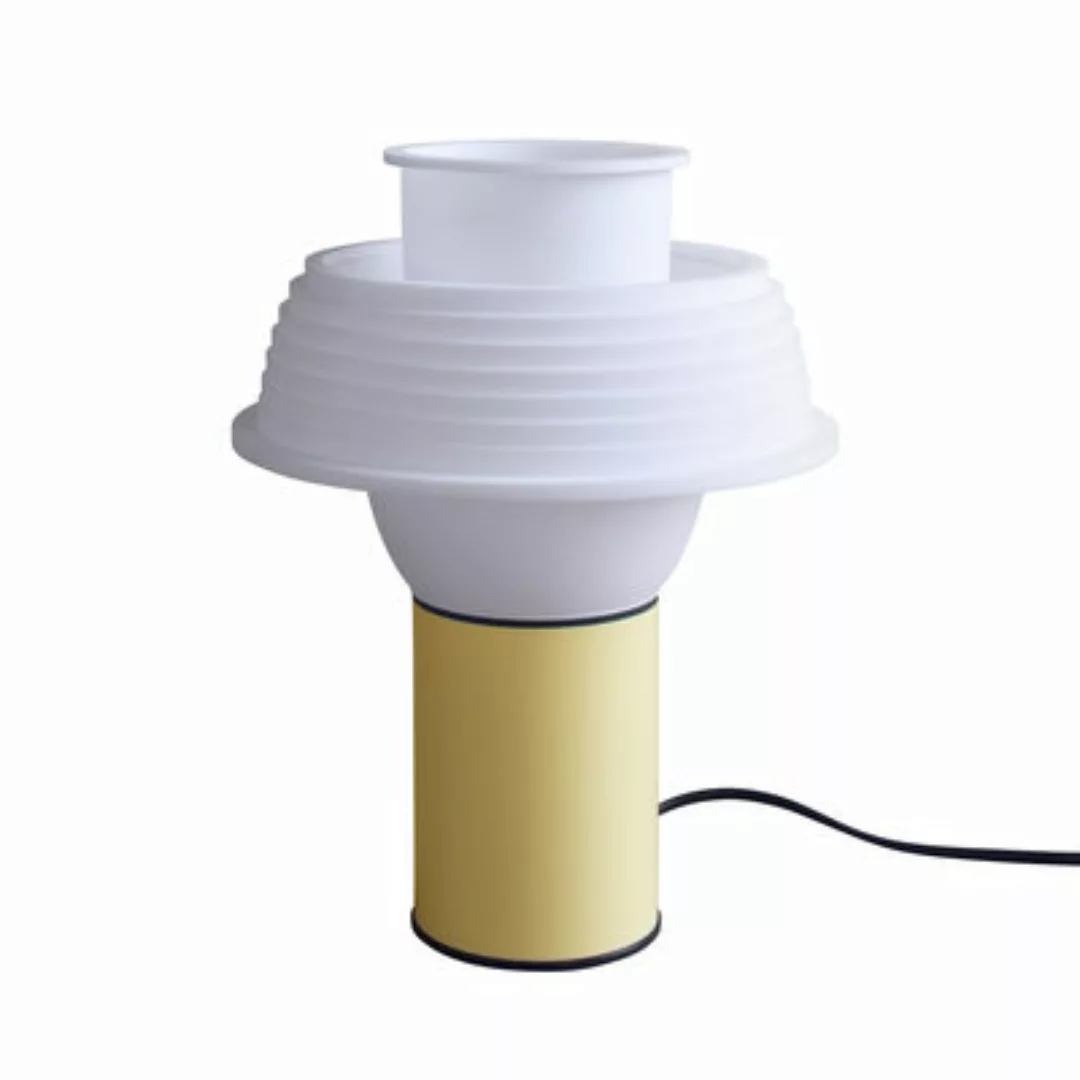 Tischleuchte Shades - TL2 plastikmaterial gelb / Ø 22 x H 28,5 cm - Silikon günstig online kaufen