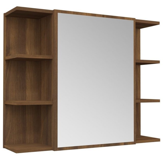 vidaXL Spiegelschrank Badspiegel Spiegelschrank Braun Eiche-Optik 80x20,5x6 günstig online kaufen