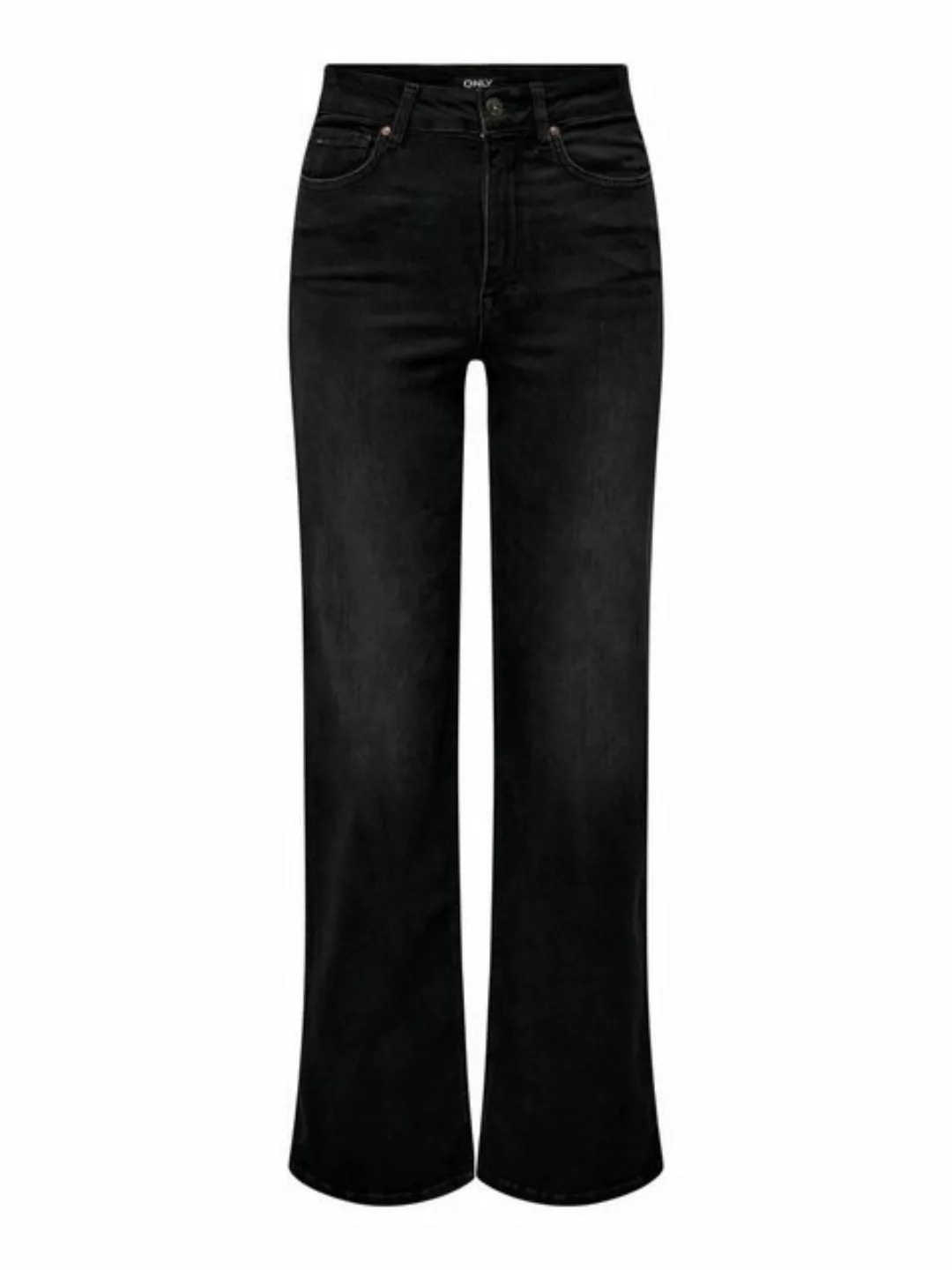 Only Damen Jeans ONLMADISON BLUSH HW WIDE Schwarz - Washed Black günstig online kaufen