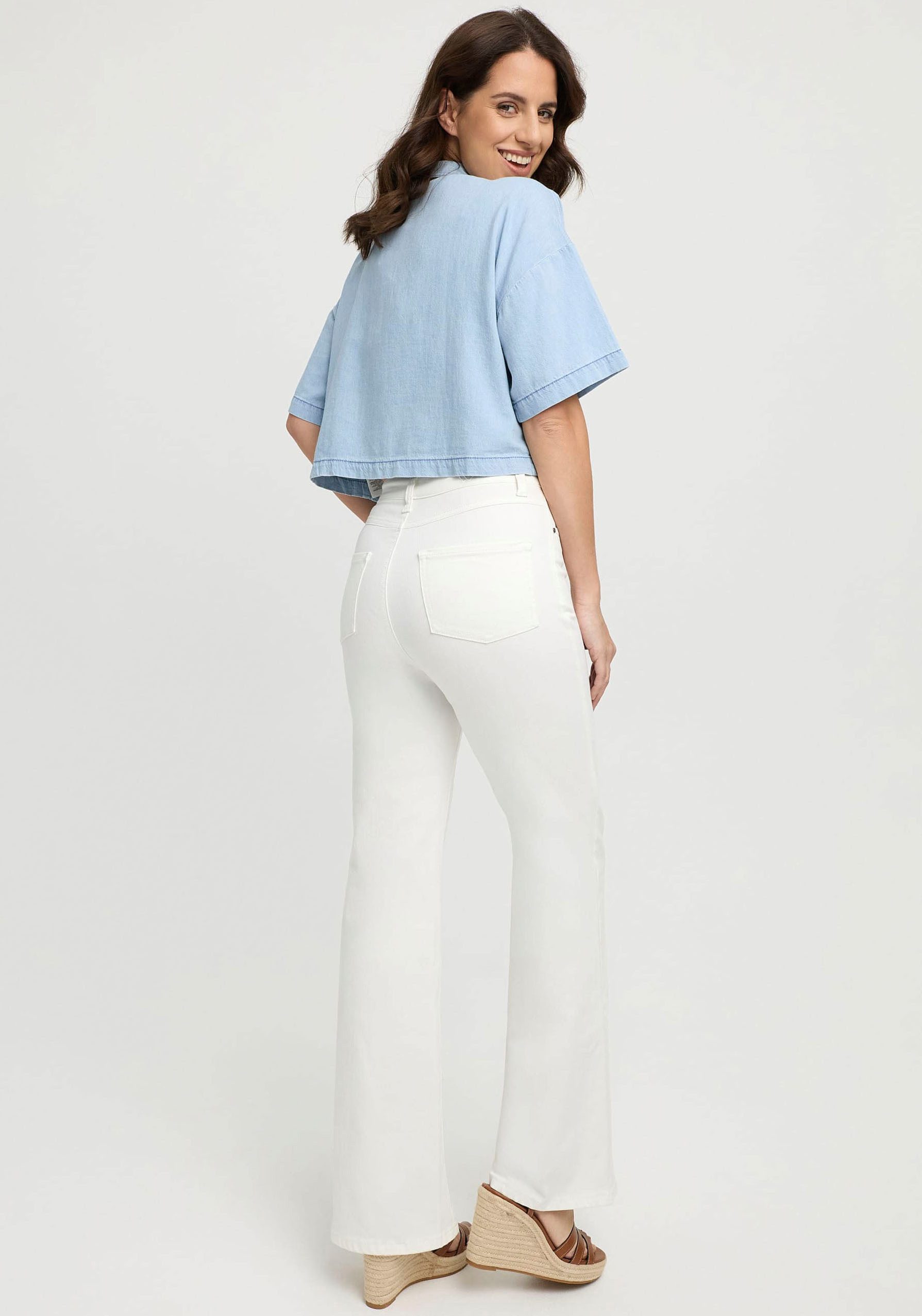 wonderjeans Schlagjeans Flared, mit Stretch günstig online kaufen
