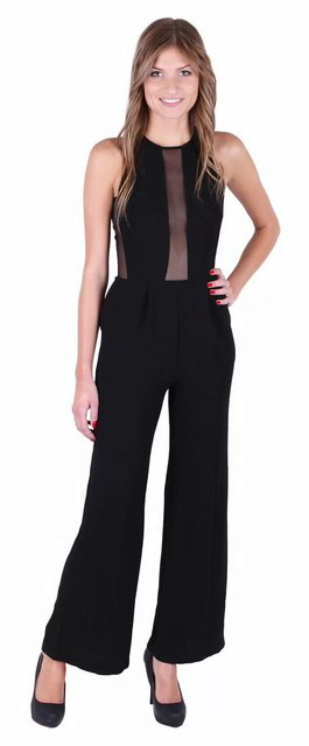 Sarcia.eu Culotte-Overall John Zack Schwarzer, eleganter Overall, Netzstoff günstig online kaufen