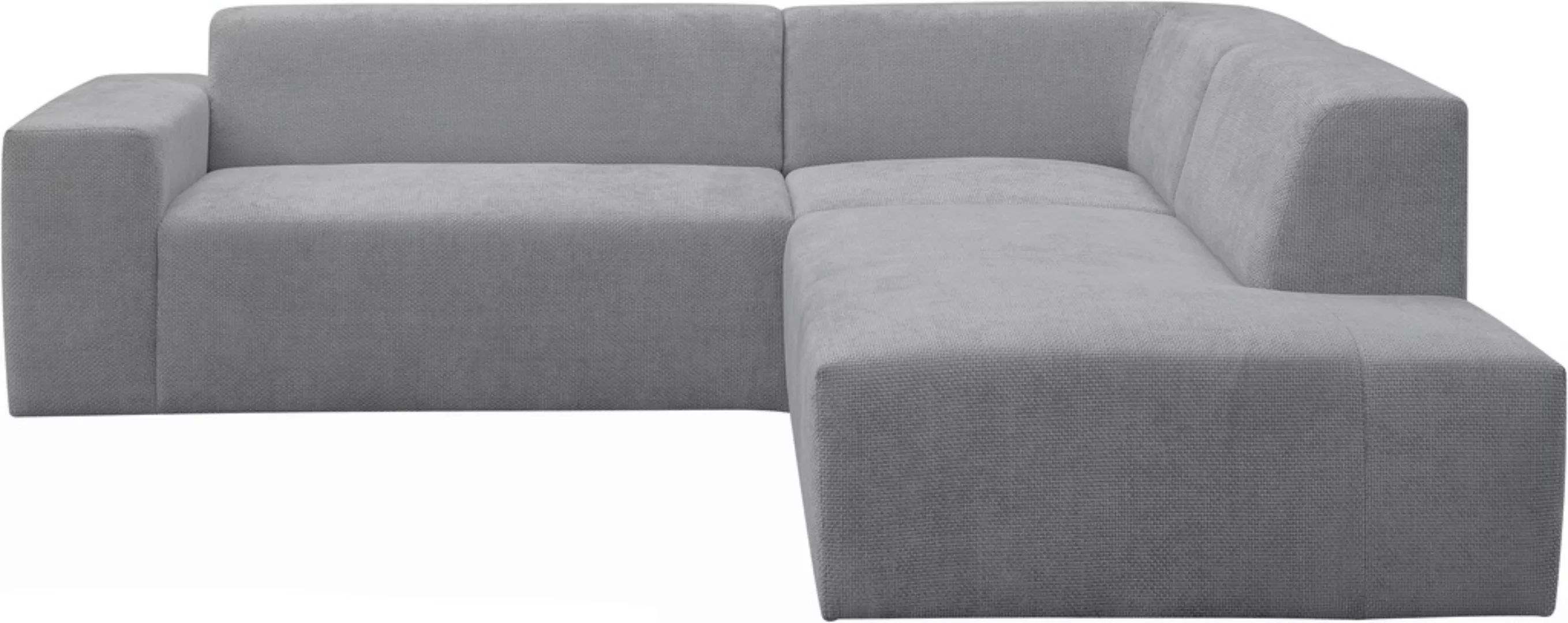 WERK2 Ecksofa "Zeus-M, tolles Sofa mit schönen Details, L-Form", Curvy Tren günstig online kaufen