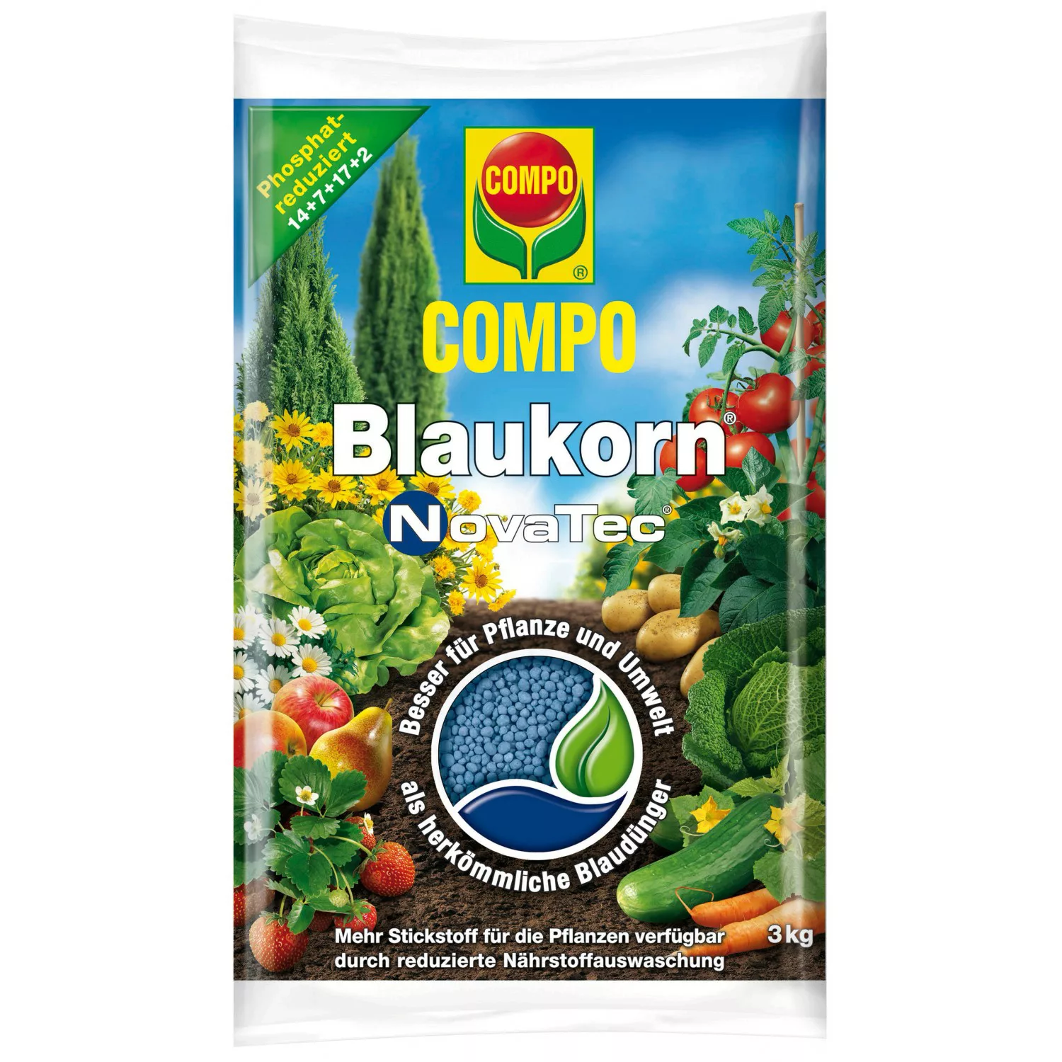 Compo Blaukorn NovaTec® 3 kg günstig online kaufen