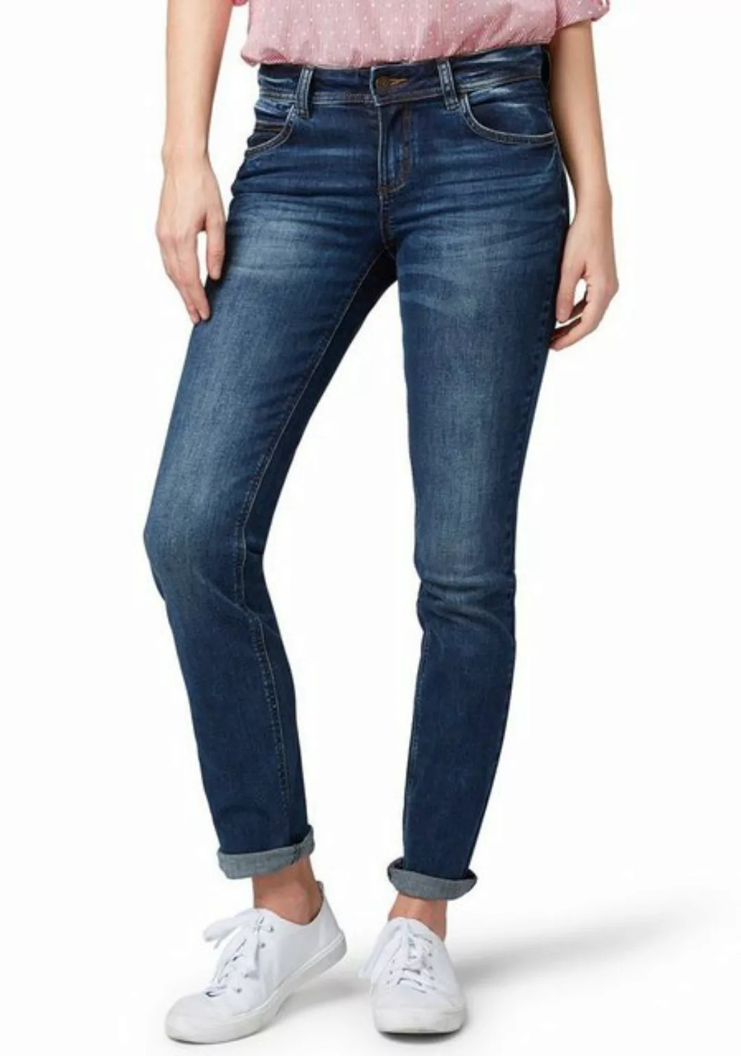 TOM TAILOR Straight-Jeans Alexa Straight in 5-Pocket-Form günstig online kaufen