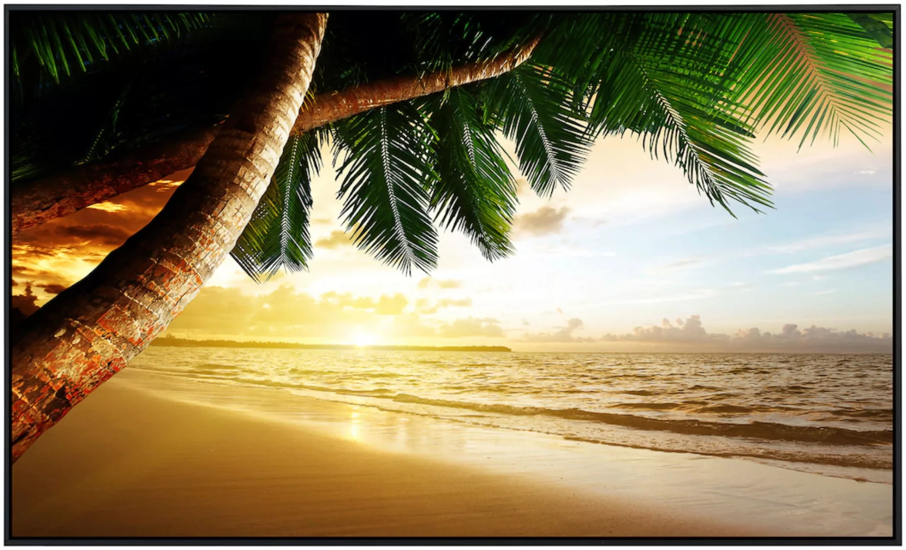 Papermoon Infrarotheizung »Karibischer Strand Sonnenaufgang«, sehr angenehm günstig online kaufen