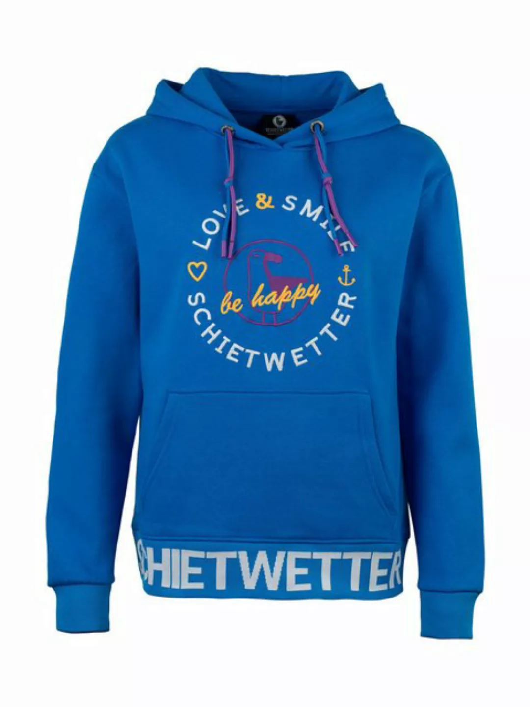 Schietwetter Kapuzenpullover Damen Hoodie "Haifisch Greta günstig online kaufen