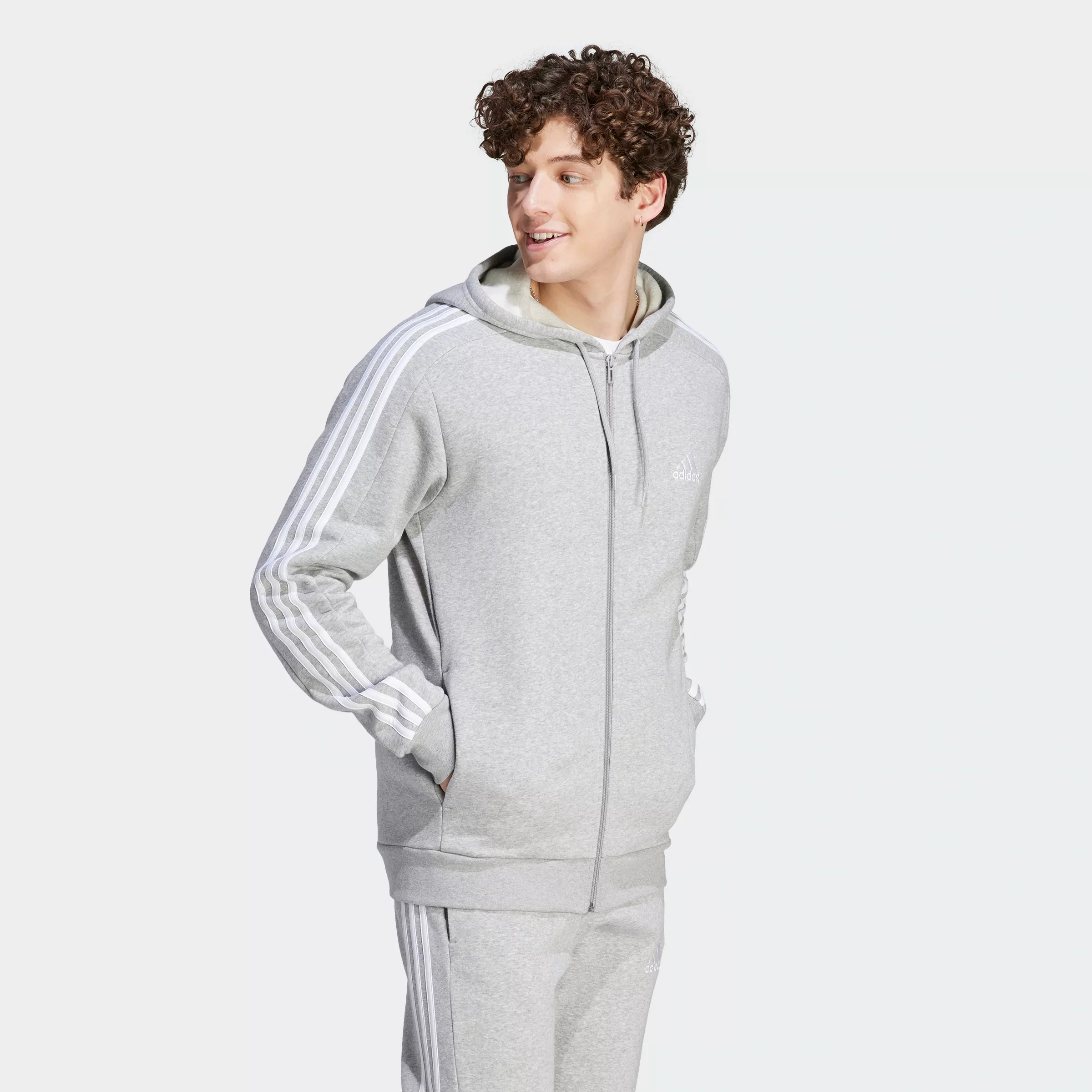 adidas Sportswear Kapuzensweatjacke "M 3S FL FZ HD" günstig online kaufen