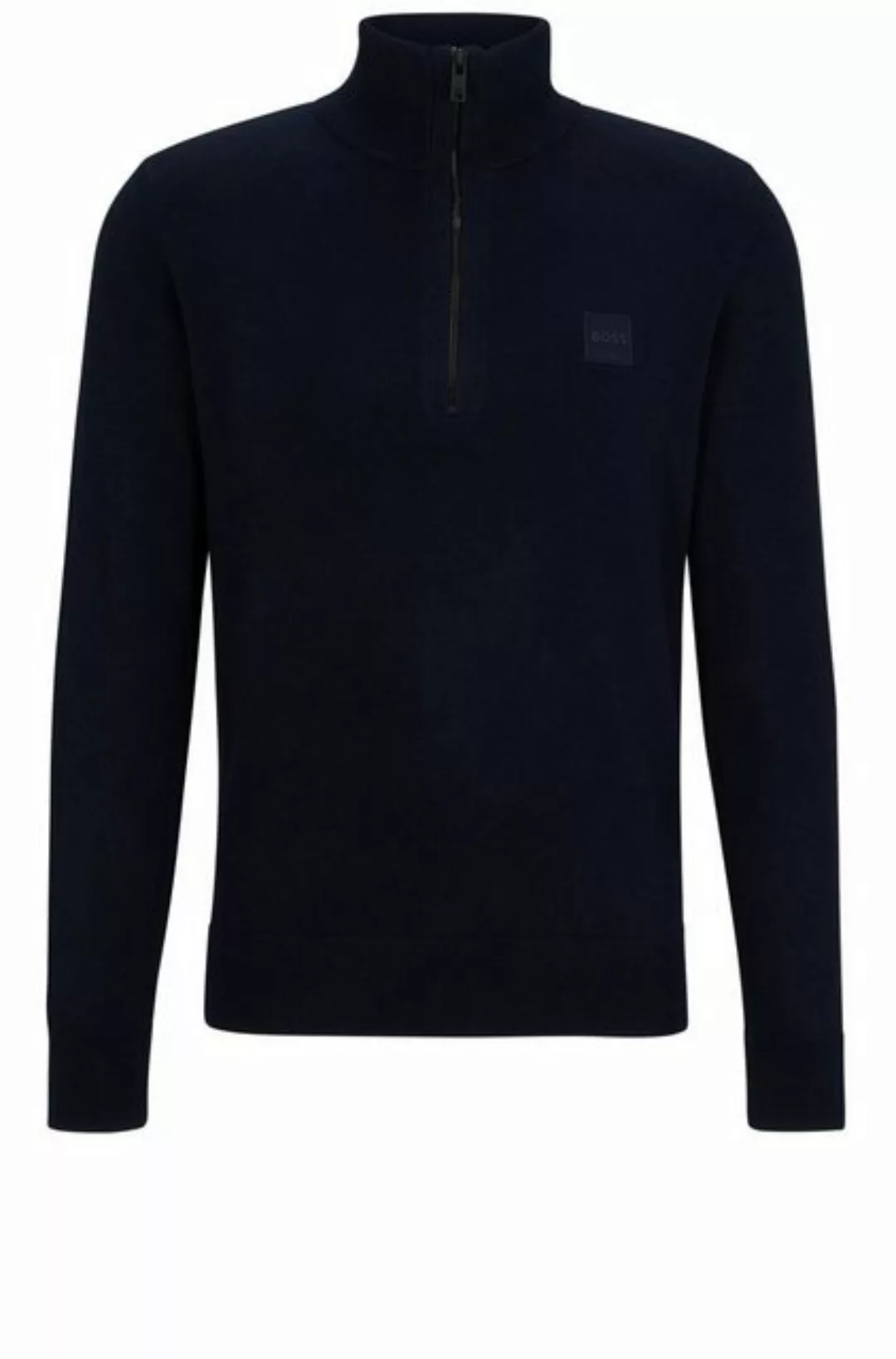 BOSS Kanobix Half Zip Pullover Navy - Größe M günstig online kaufen