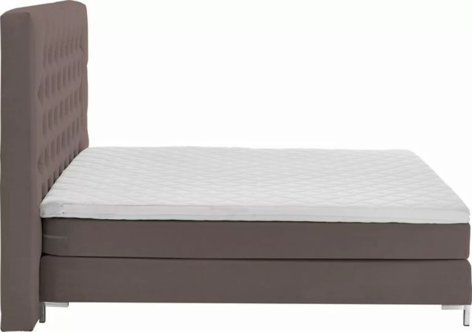 ATLANTIC home collection Boxspringbett "Ronja", mit Topper und extra hohem günstig online kaufen