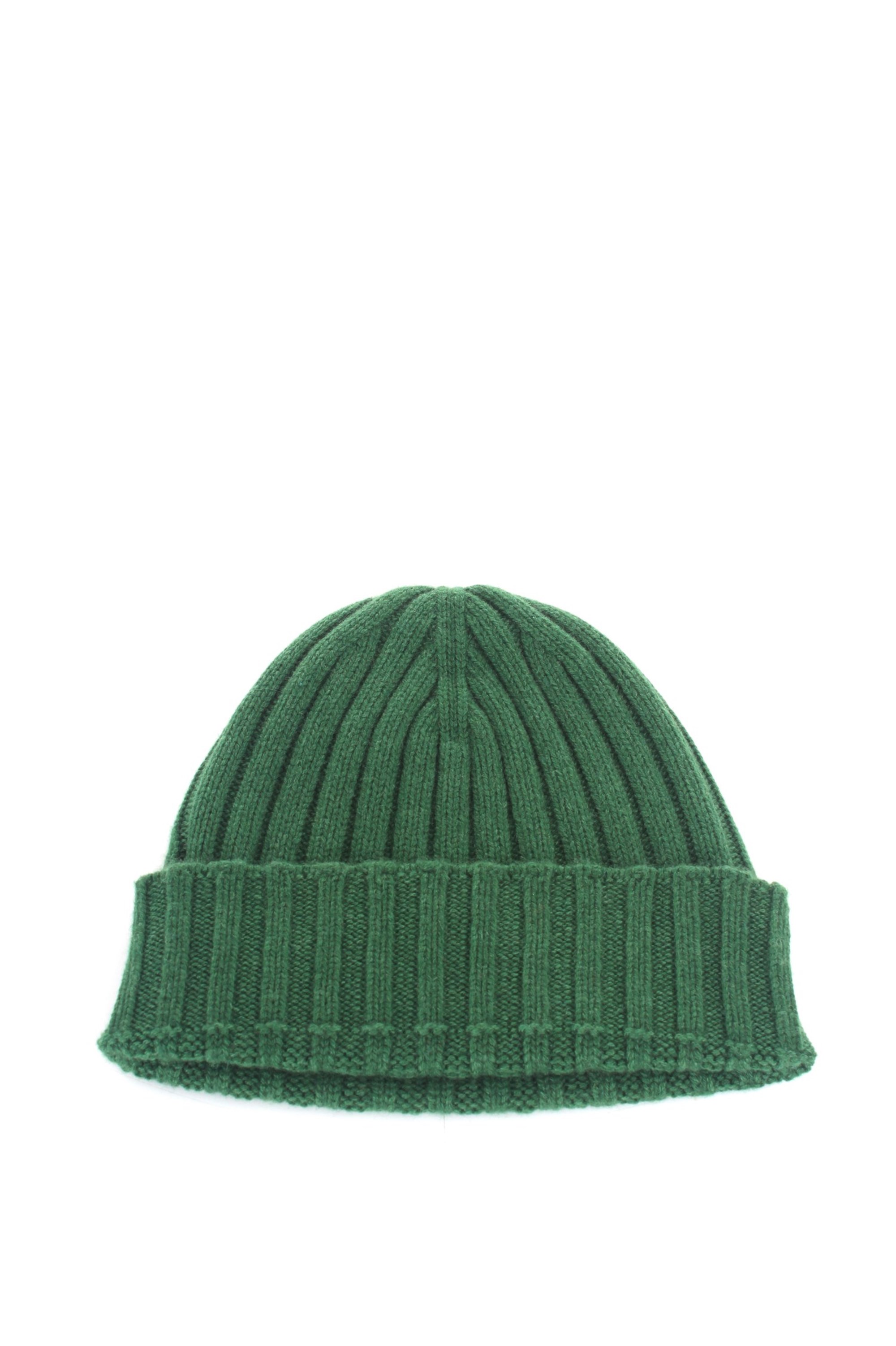 hindustrie Beanie Herren grün Cashmere günstig online kaufen