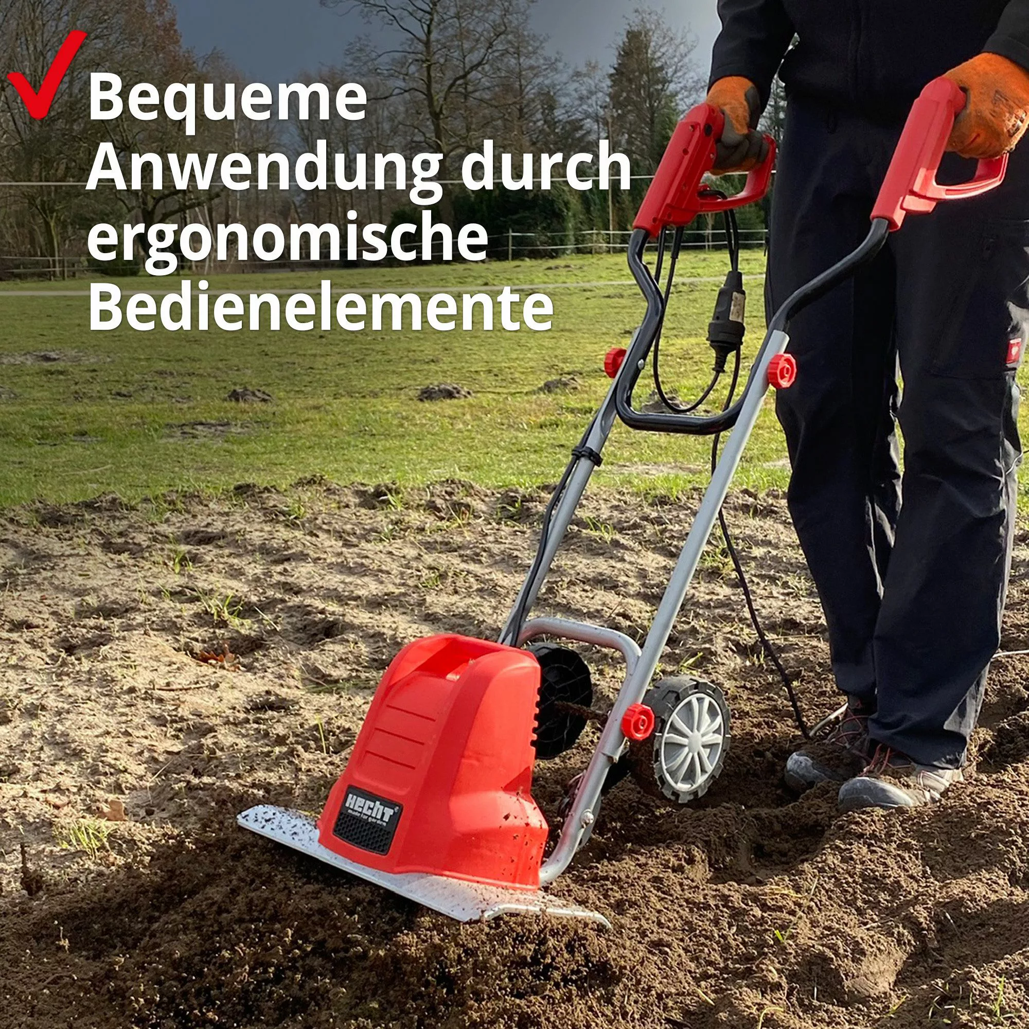 Hecht Elektromotorhacke Gartenfräse 1500 W 24 günstig online kaufen