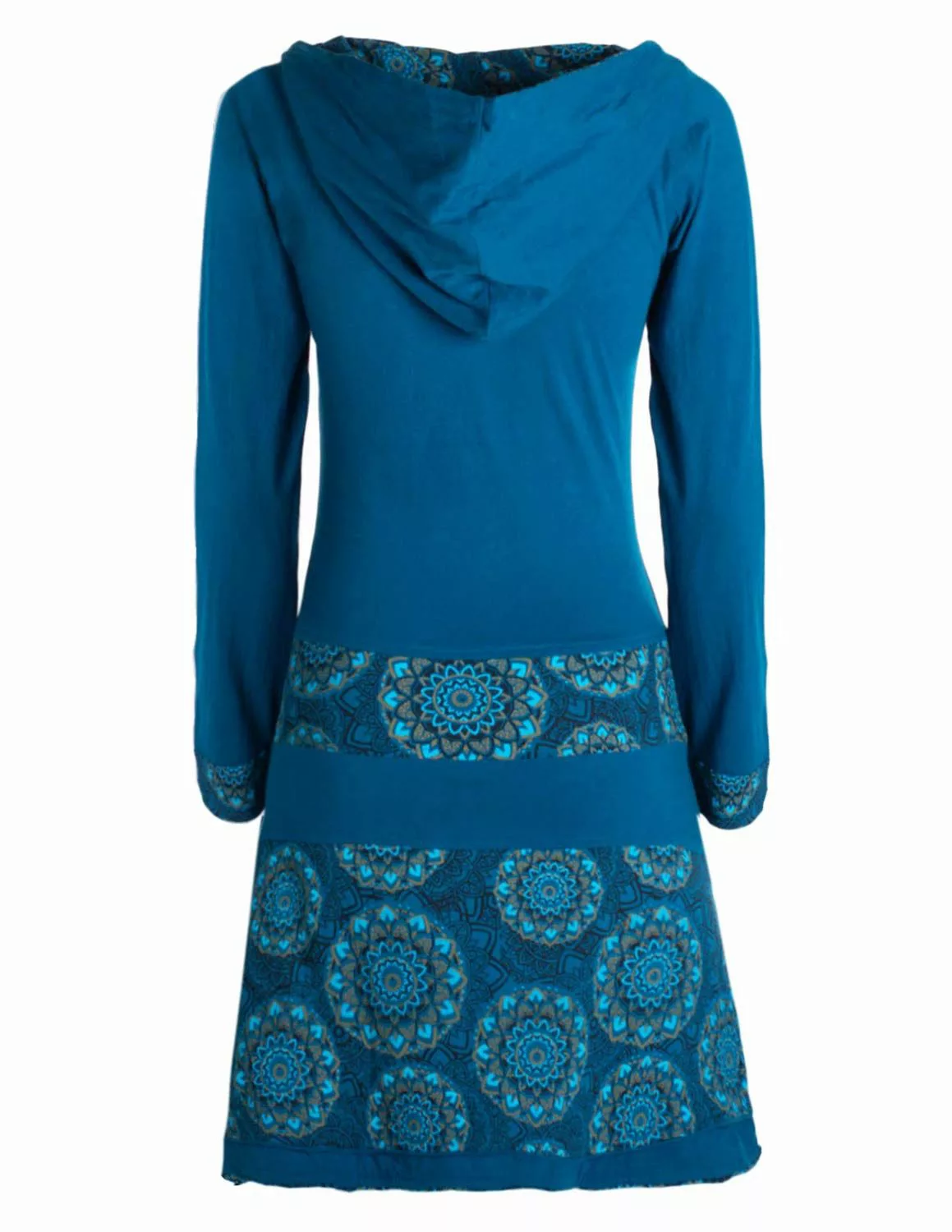 Vishes Jerseykleid Long Hoodie Kleid Damen günstig online kaufen