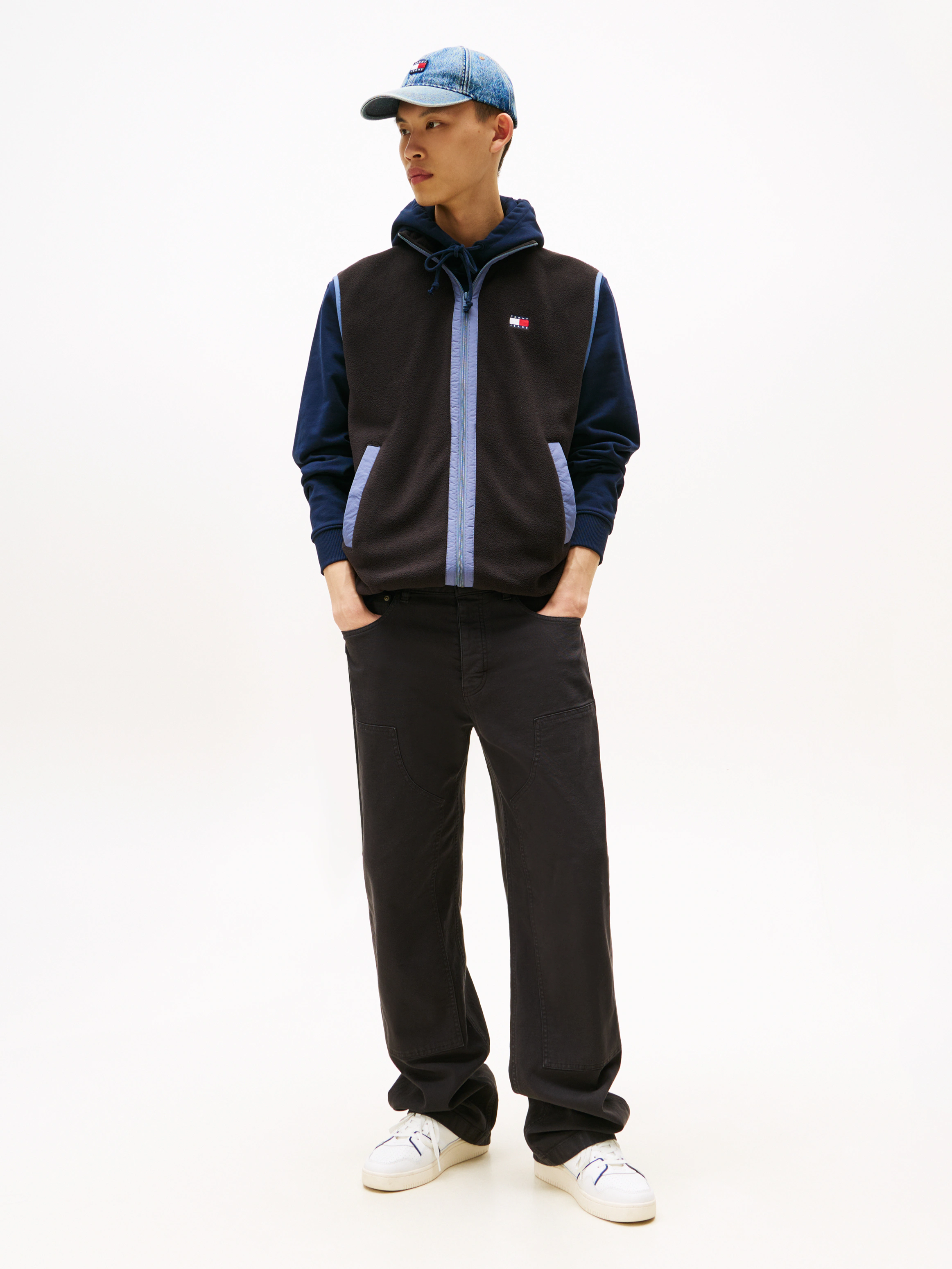 Tommy Jeans Fellimitatweste "TJM REG POLAR FLEECE VEST EXT", Mit Rundhalsau günstig online kaufen